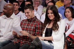 Celebrities At The Lakers Game