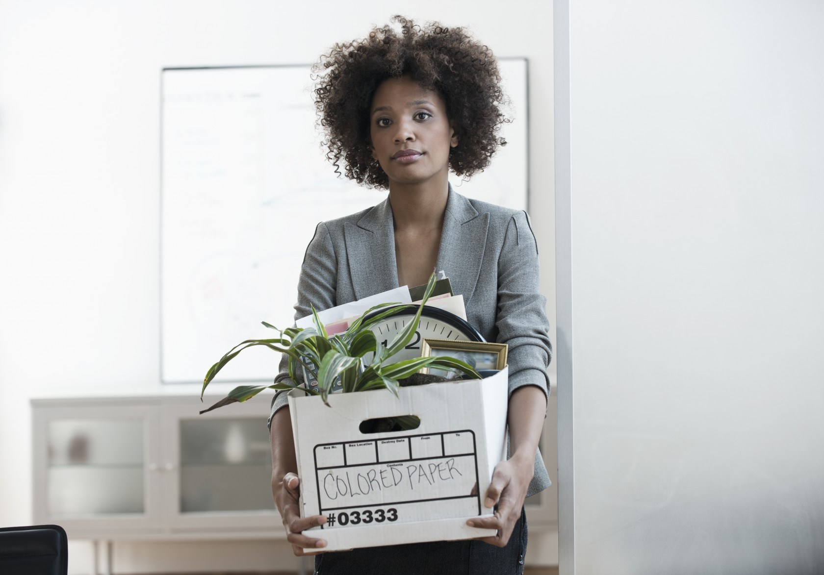 Black woman unemployed