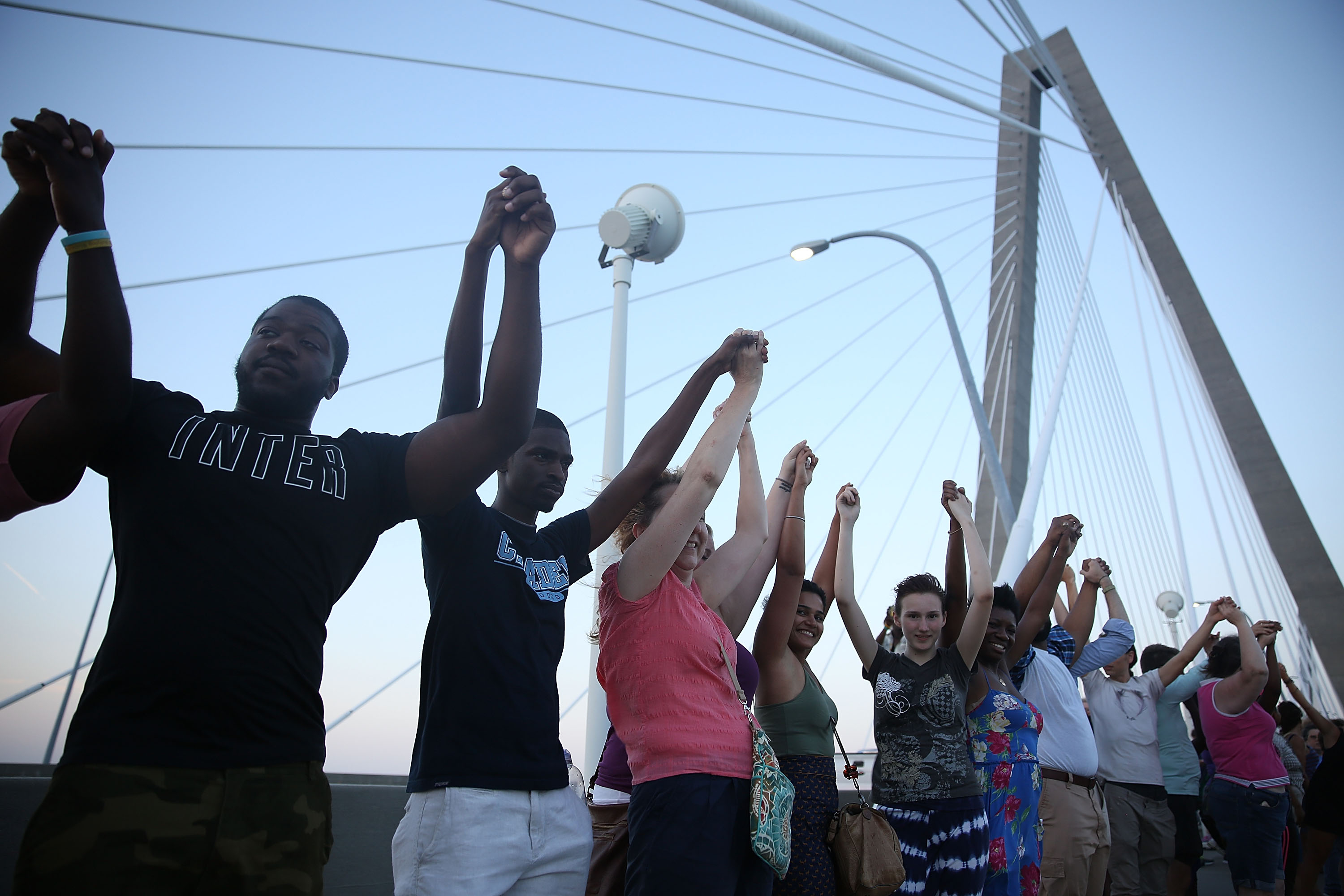 Hands Raised Together