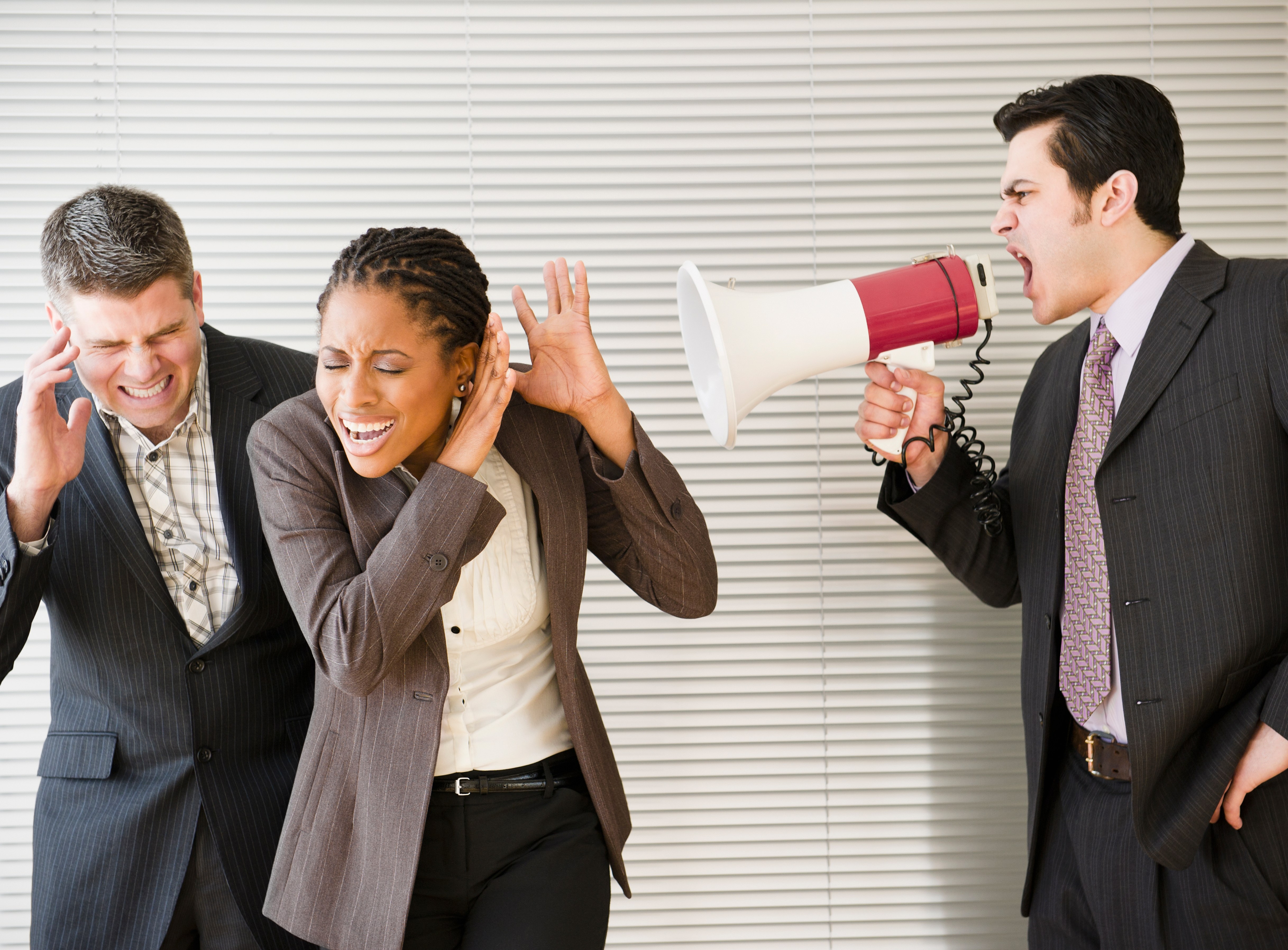 Boss shouting