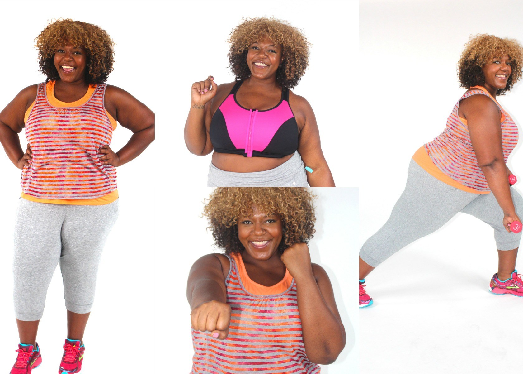 Real workout clothes and not old tights and t-shrits