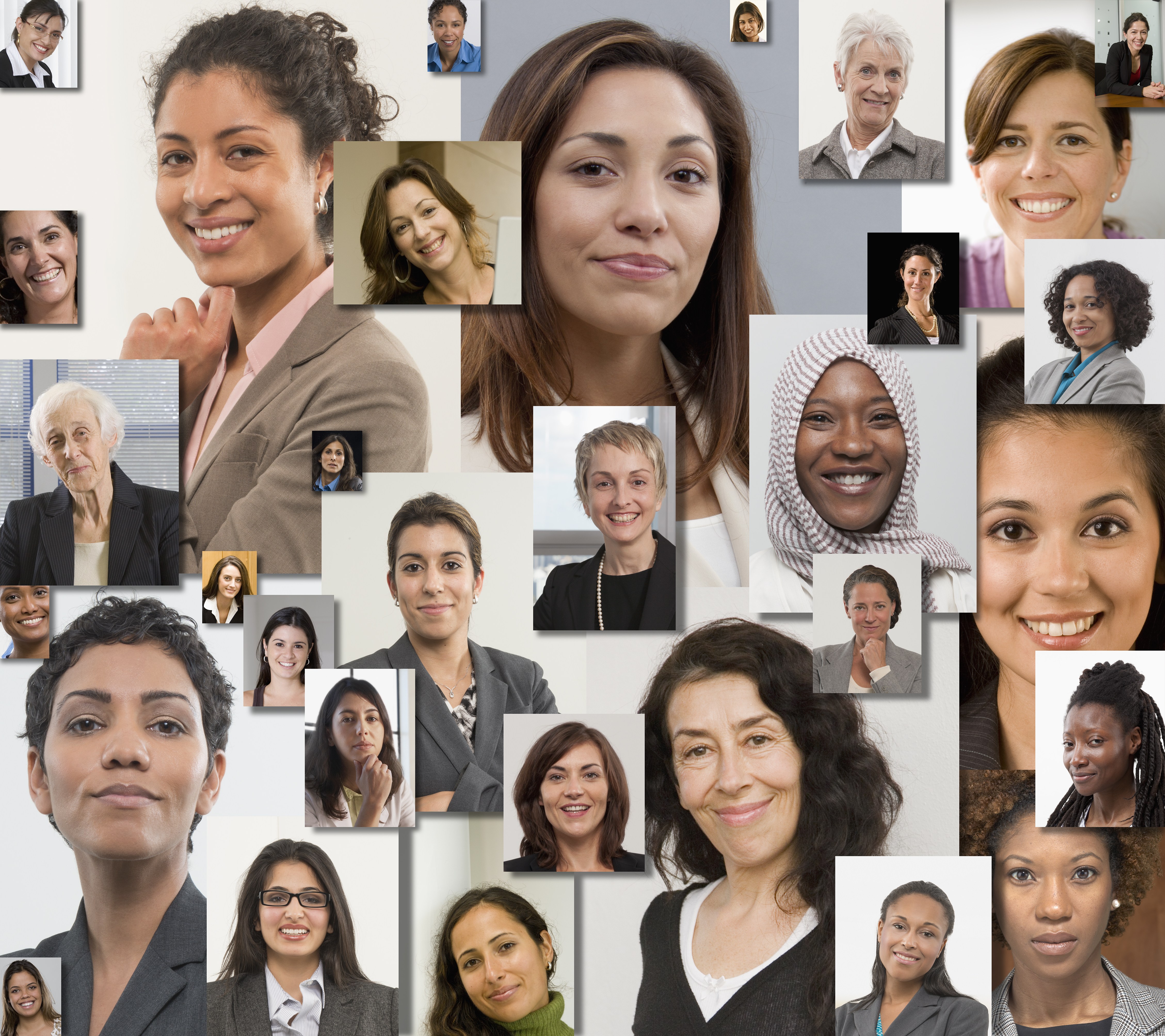 Collage of professional women