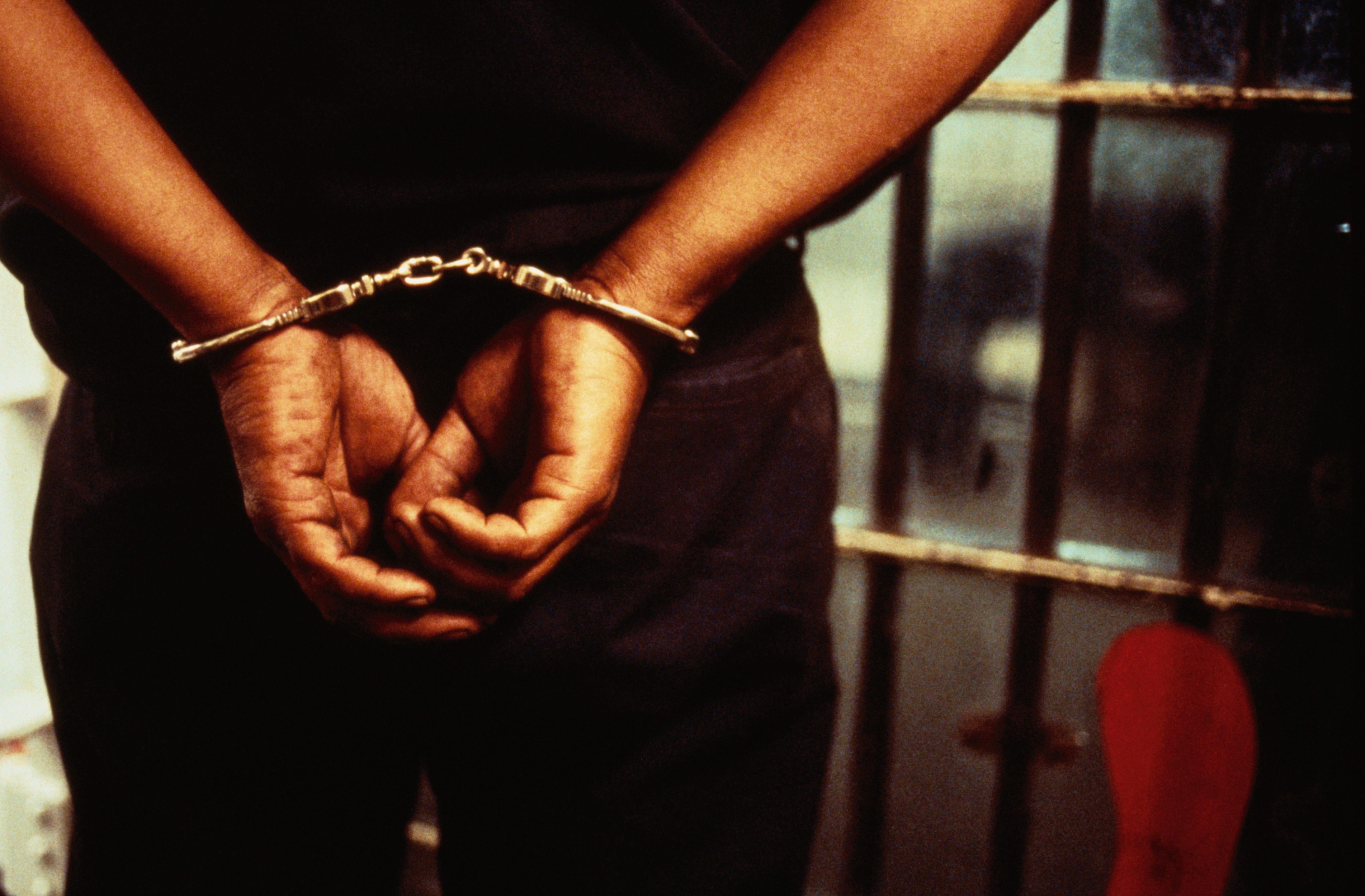 Handcuffed Prisoner