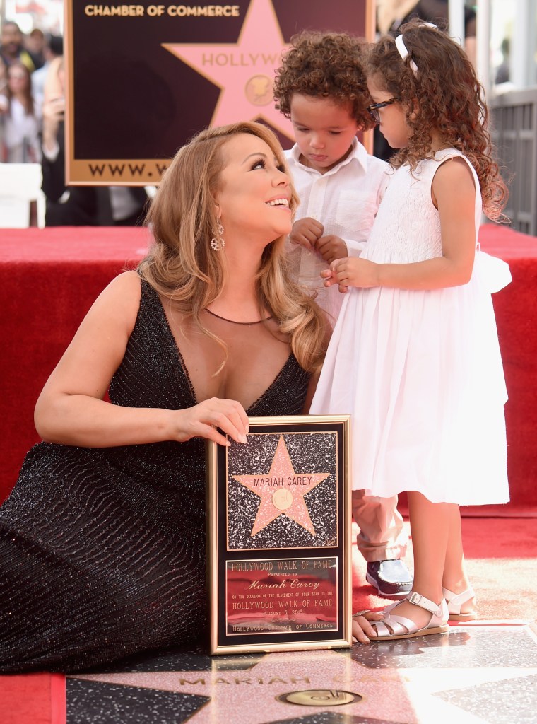 Mariah Carey Sparkles At Hollywood Star Ceremony