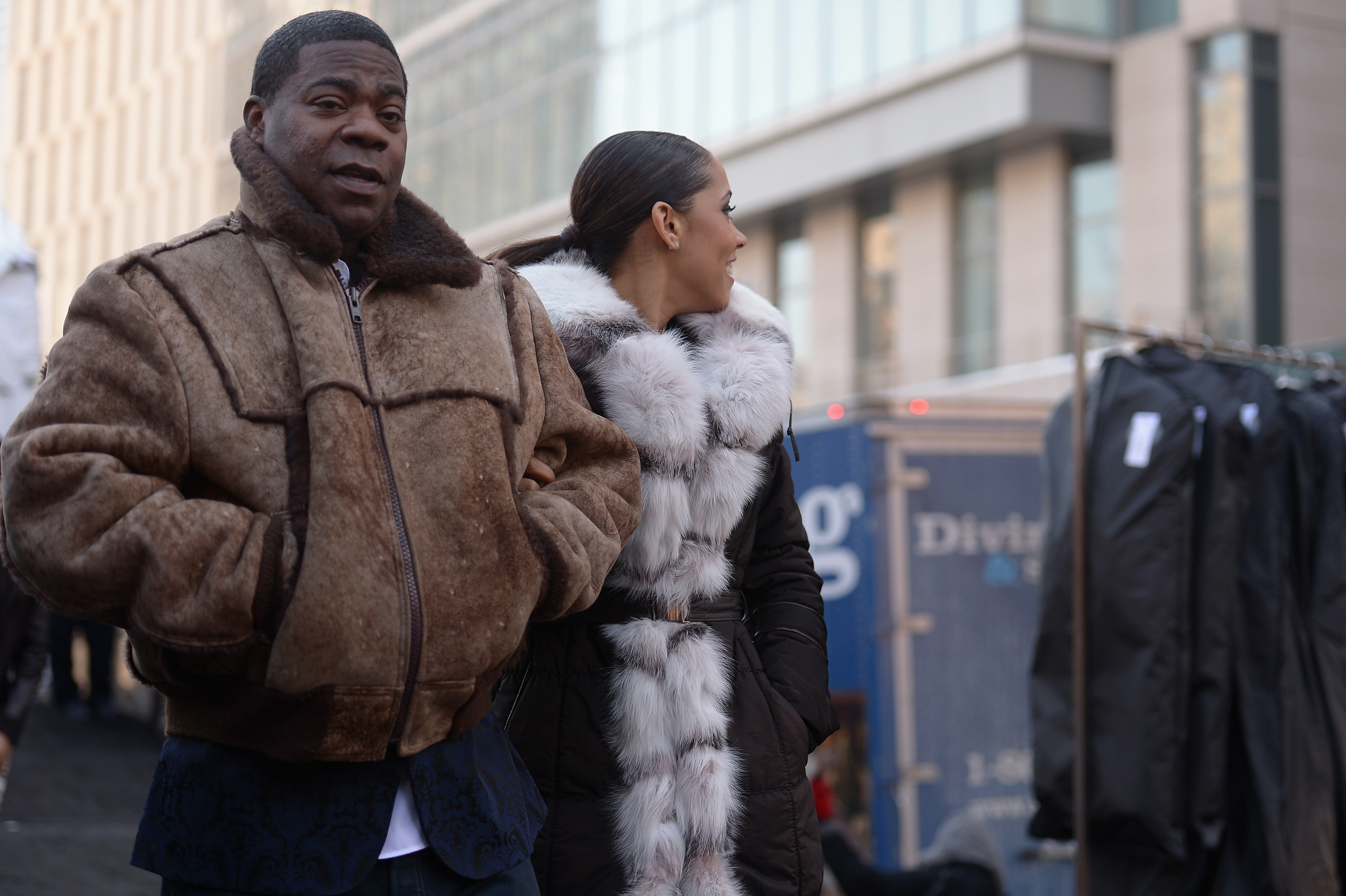 Tracy Morgan & Megan Wollover