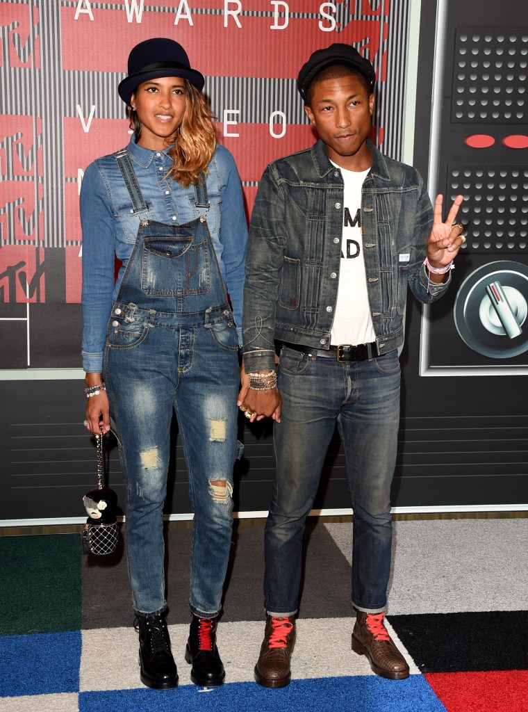 Pharrell and Helen Lasichanh