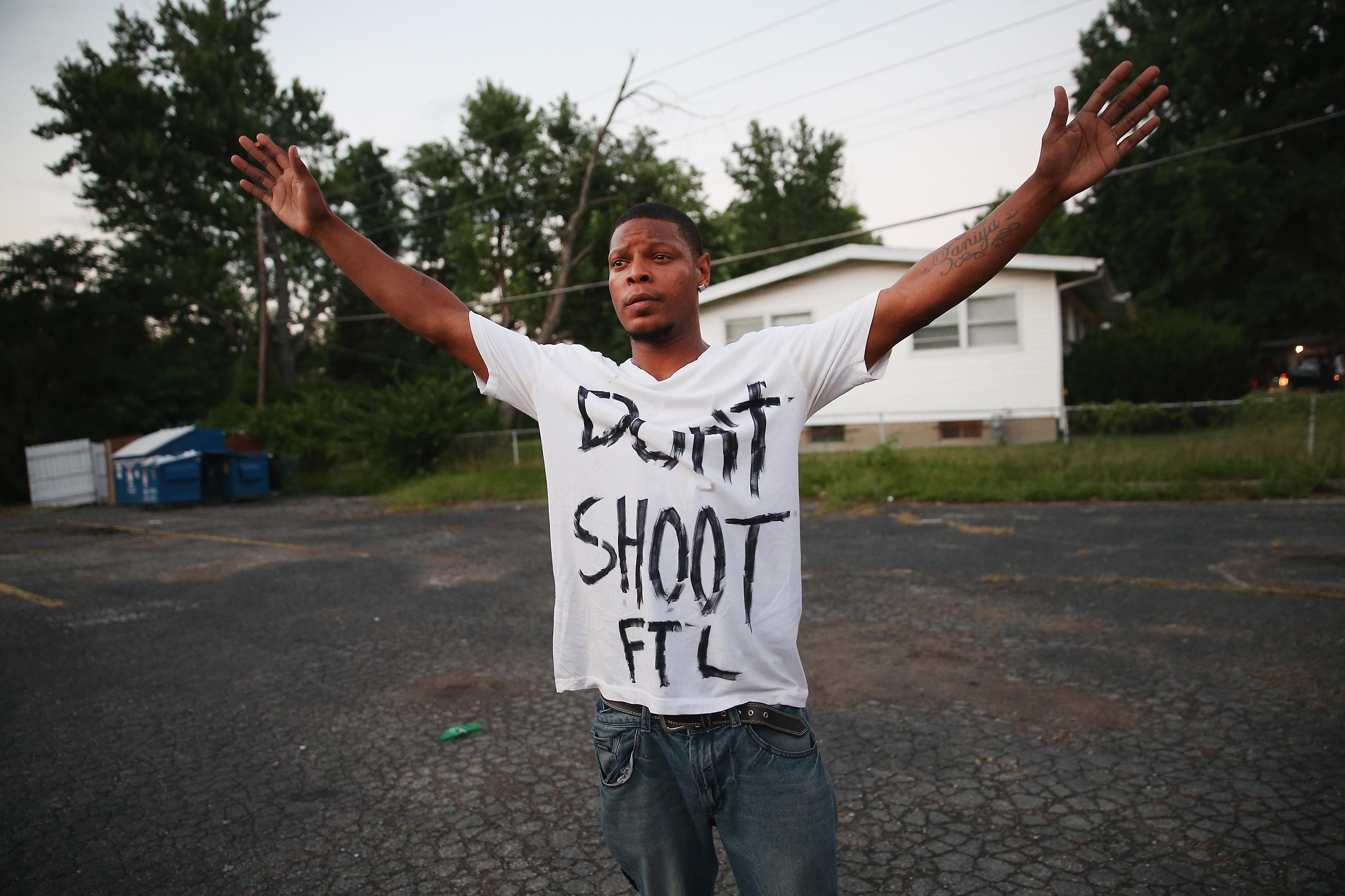 #BlackLivesMatter Protests In Ferguson