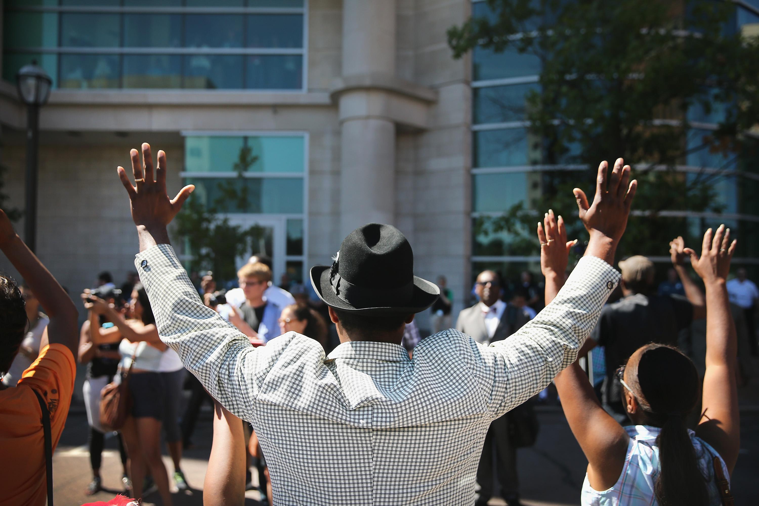 #BlackLivesMatter Protests In Ferguson