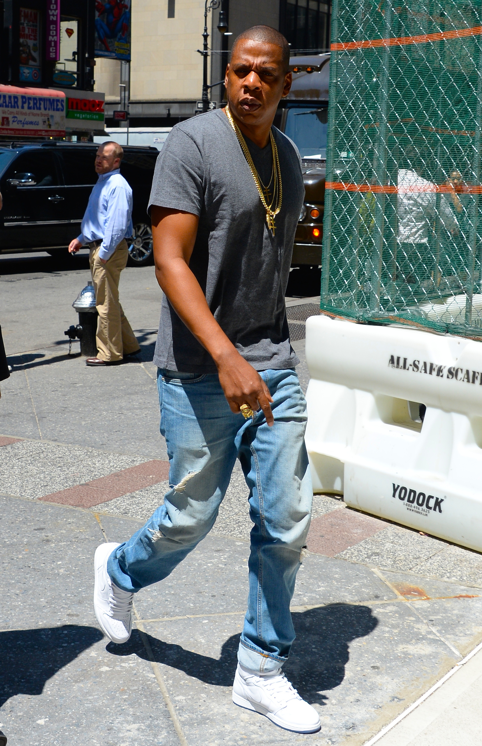 Celebrity Sightings In New York City - July 16, 2015