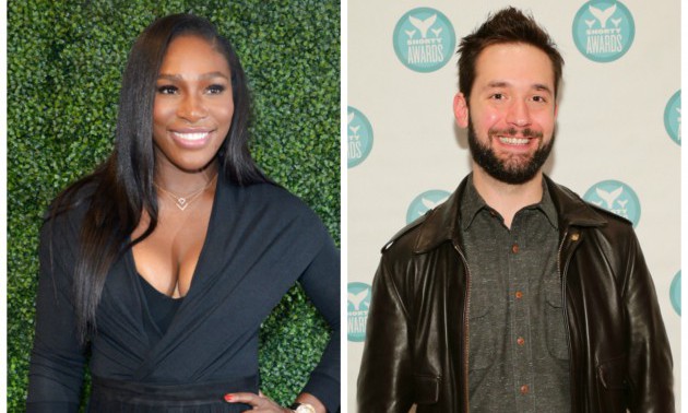 Serena Williams and Alexis Ohanian