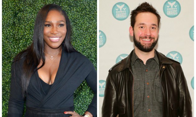 Serena Williams and Alexis Ohanian