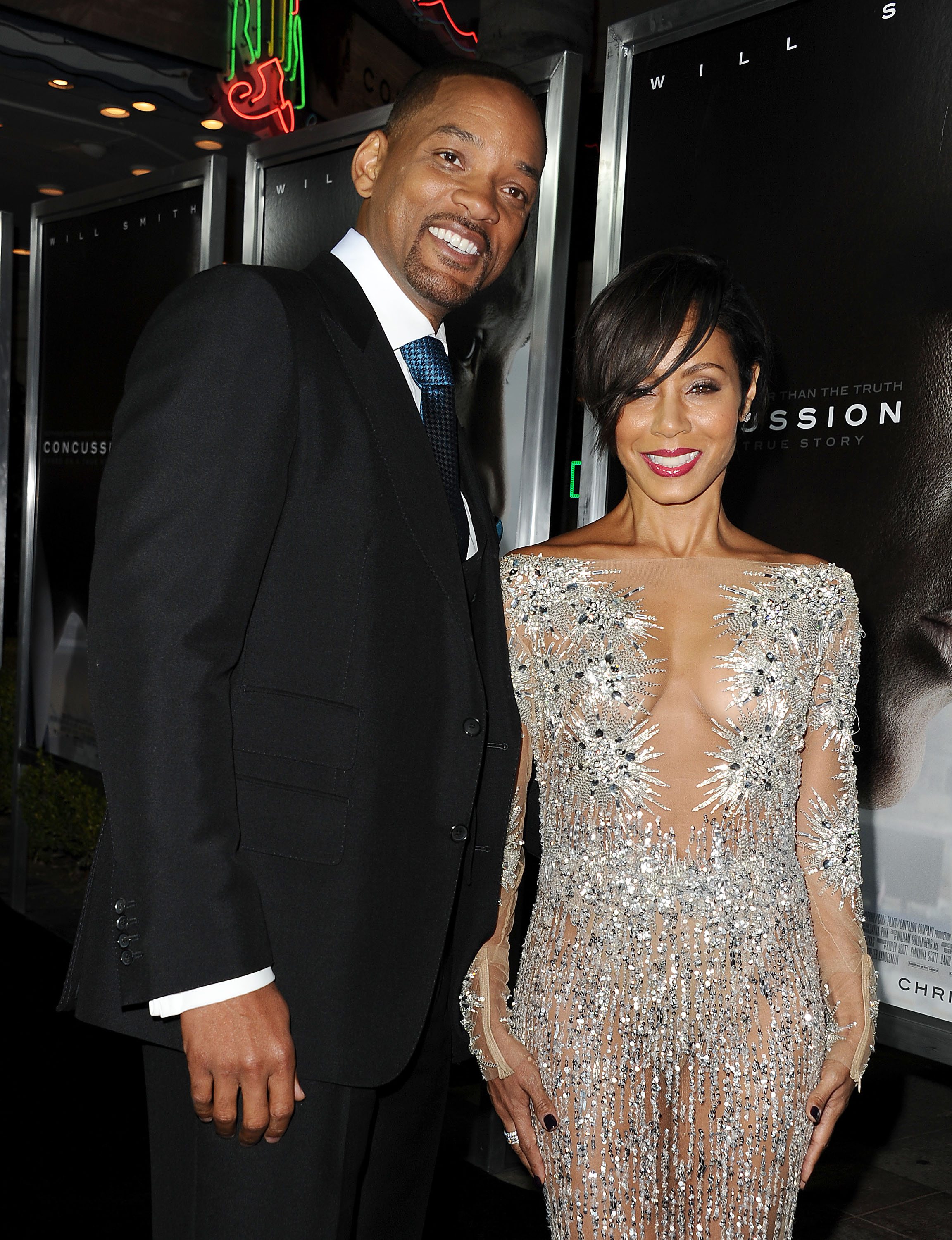 Will & Jada At The 'Concussion' Premiere