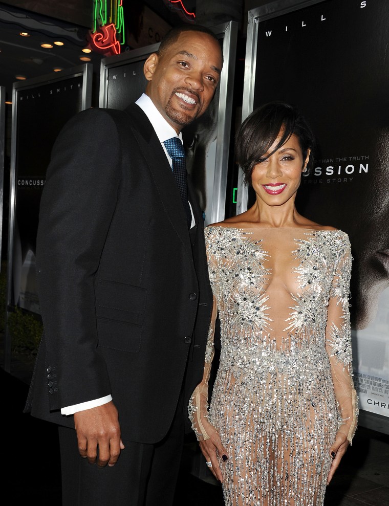 Will & Jada At The 'Concussion' Premiere