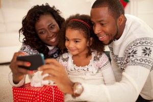 Family at Christmas