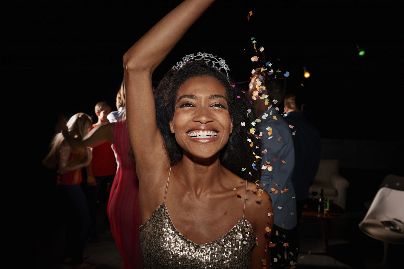Young woman smiling