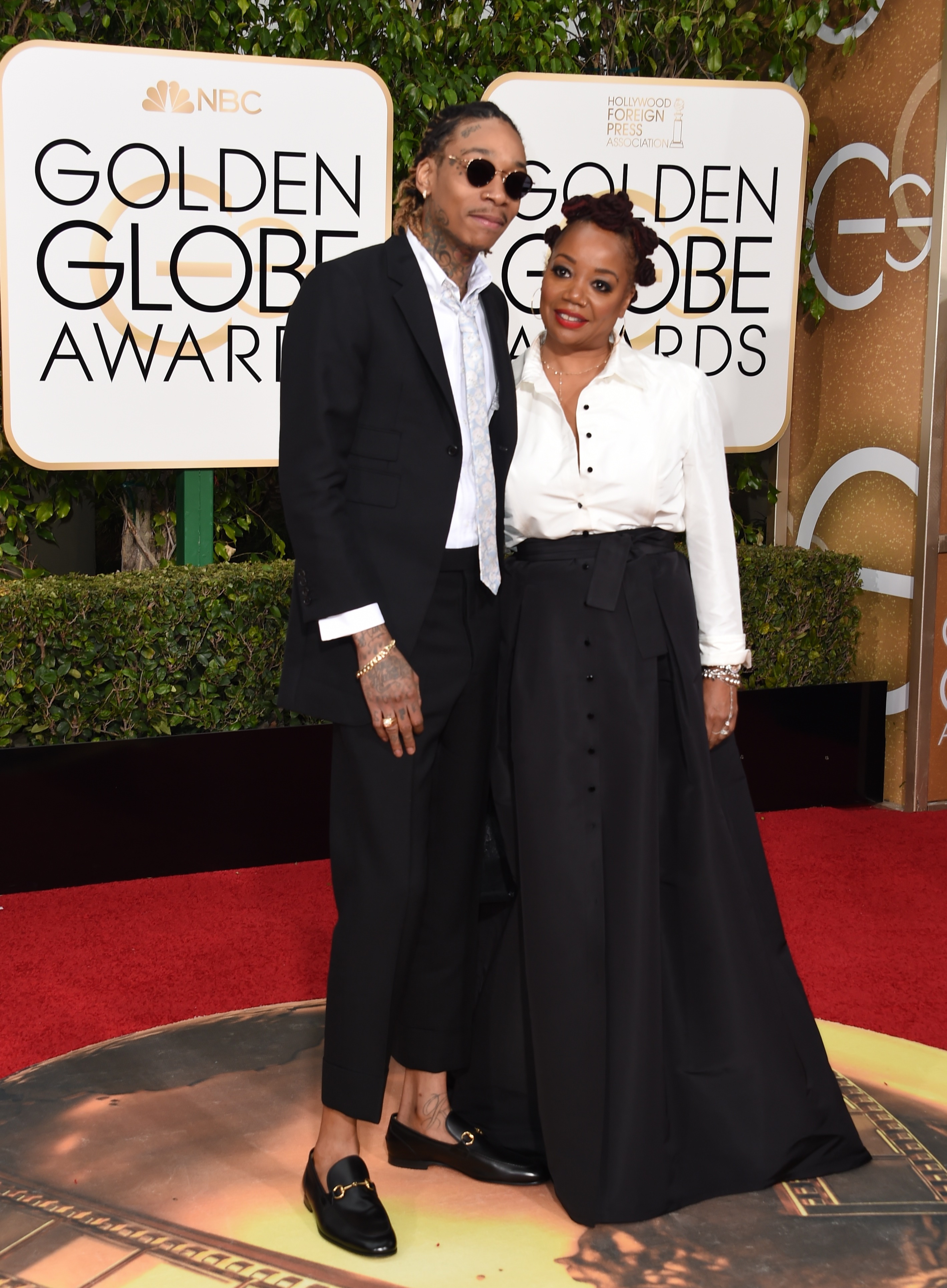 Wiz Khalifa and Peachie Wimbush