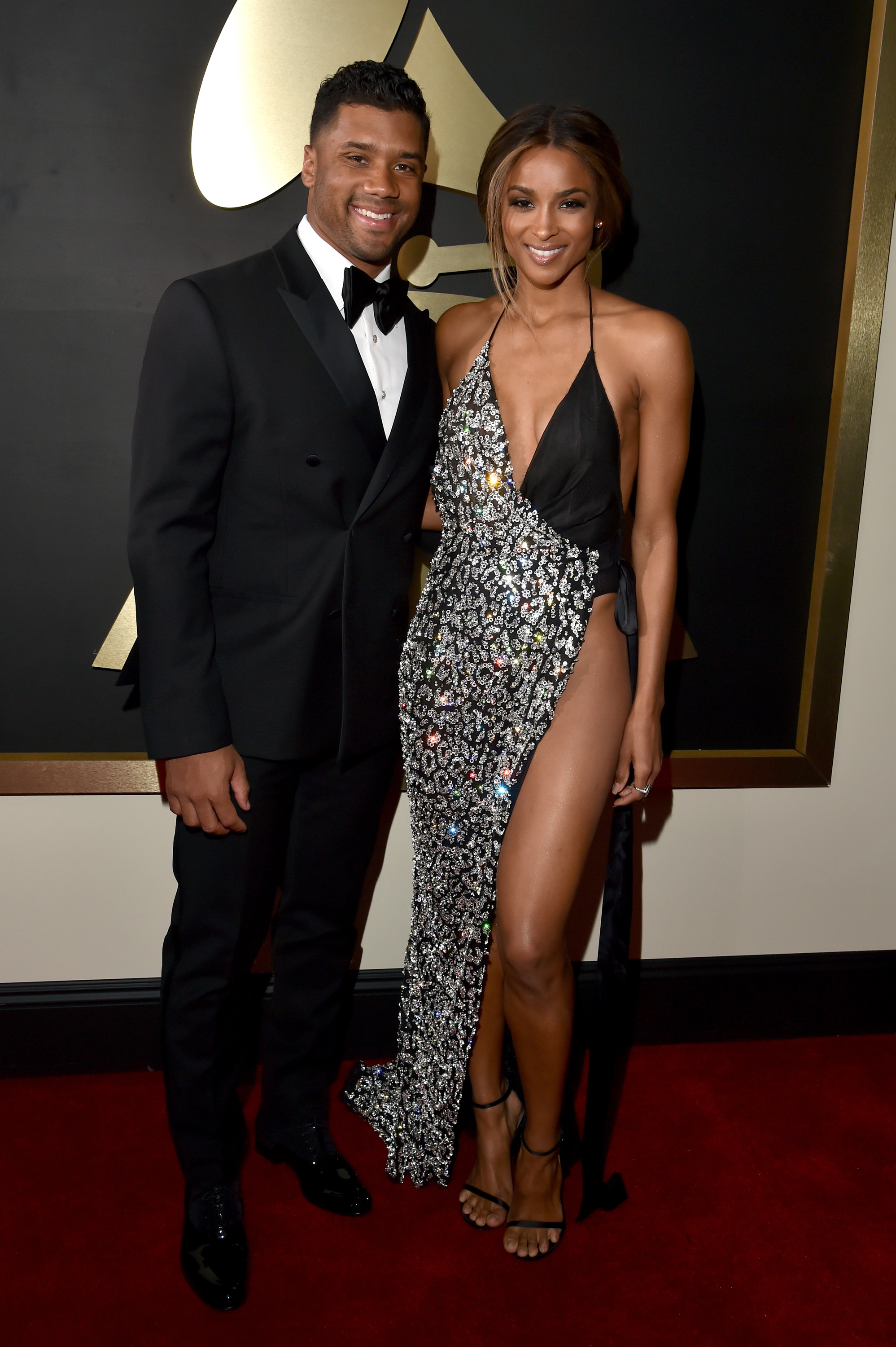 Ciara & Russell Wilson, 2016 Grammys