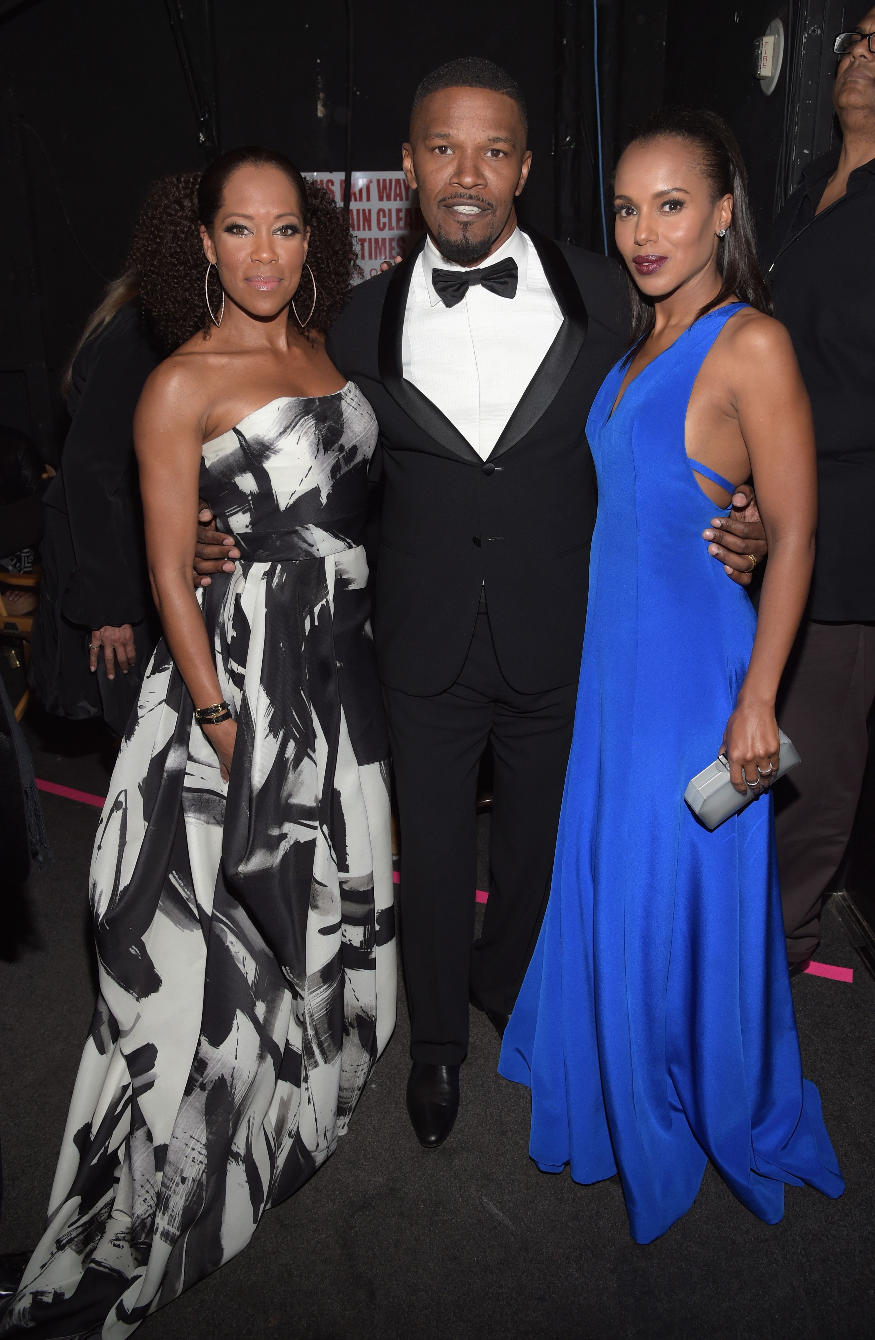 Regina King, Jamie Foxx & Kerry Washington