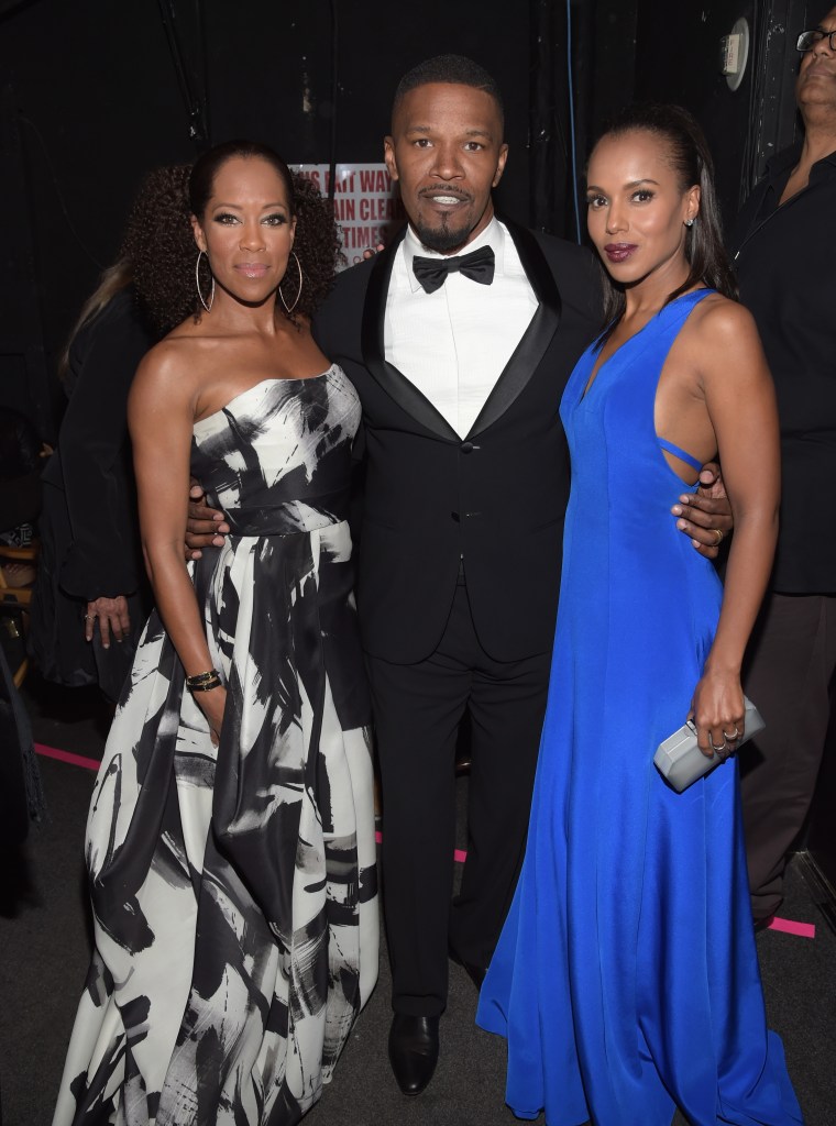 Regina King, Jamie Foxx and Kerry Washington