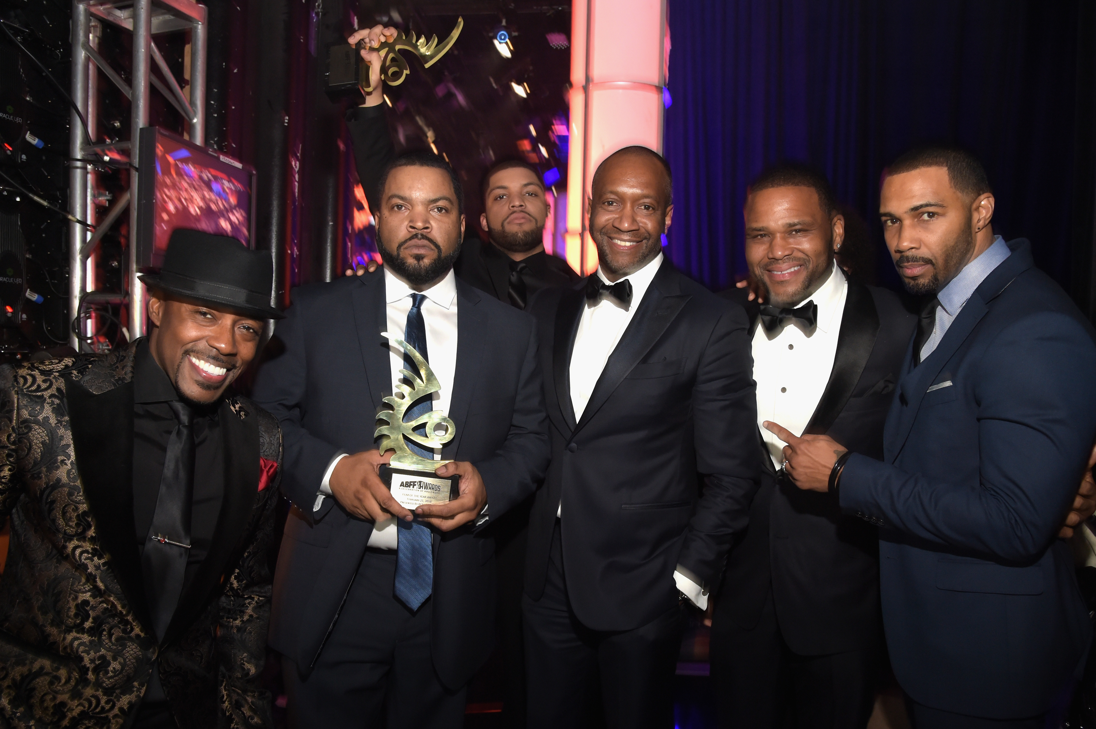 Will Packer, Ice Cube, O'Shea Jackson Jr., Jeff Friday, Anthony Anderson & Omari Hardwick