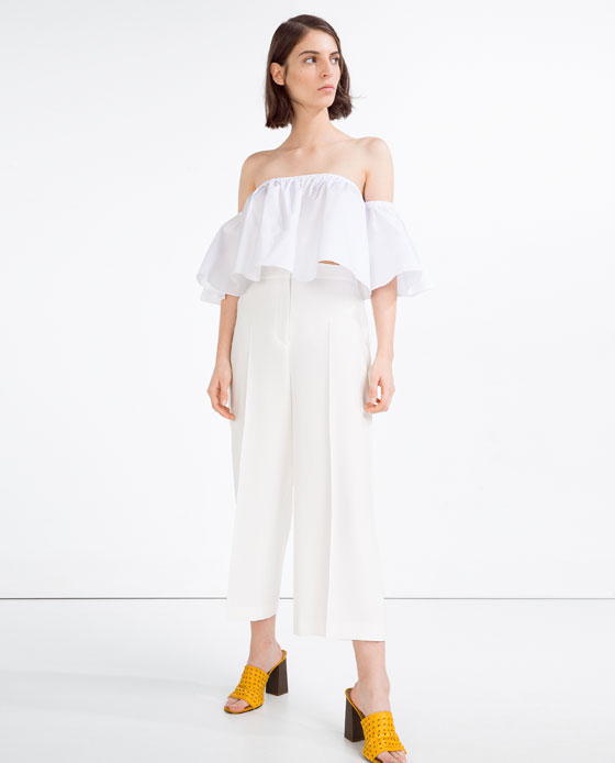 Zara White Top