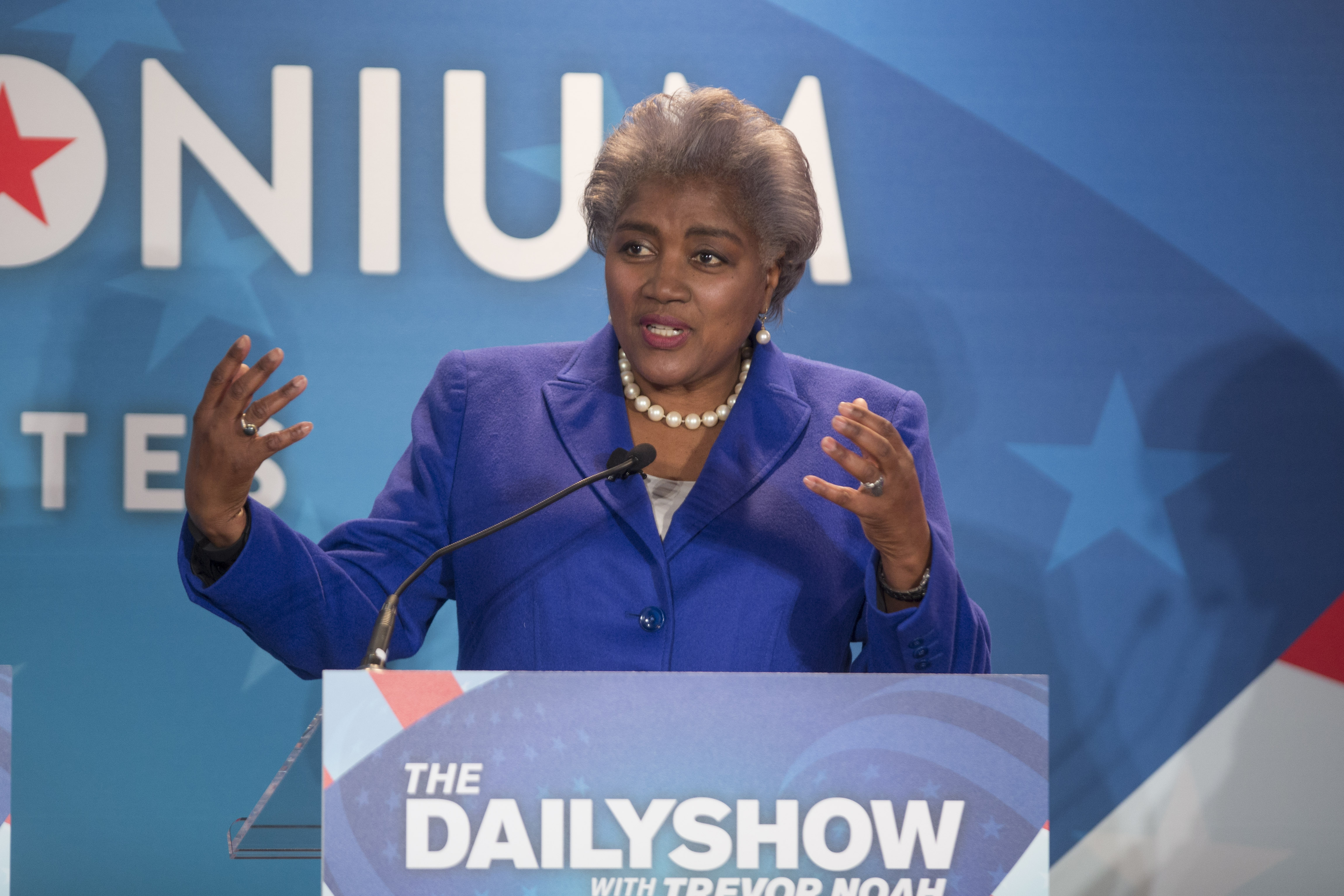 Comedy Central's 'The Daily Show With Trevor Noah' Presents Podium Pandemonium - A Debate About Debates, New Hampshire Primary 2016 Event & Post-Reception