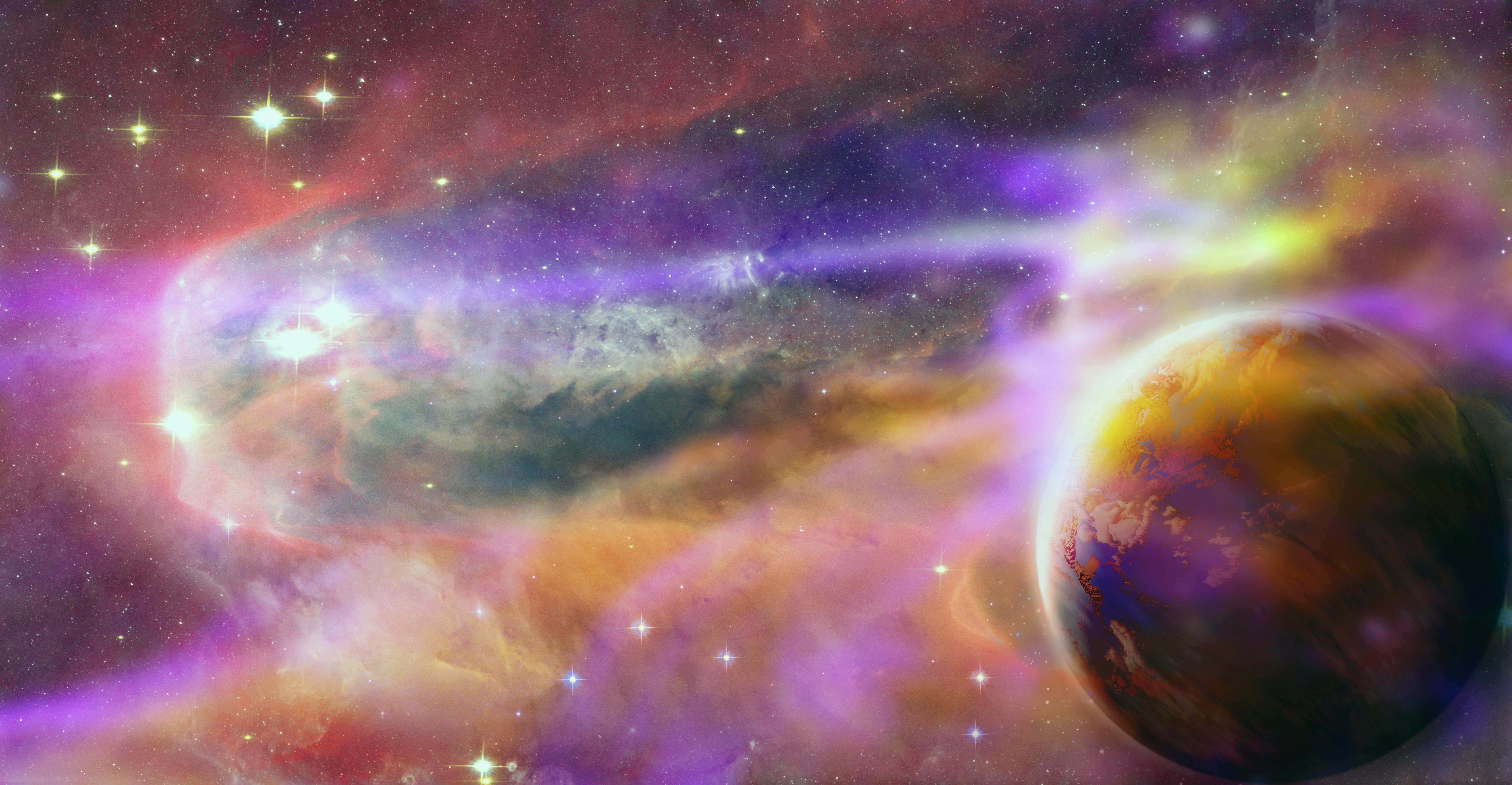 Illustrative representation of the universe