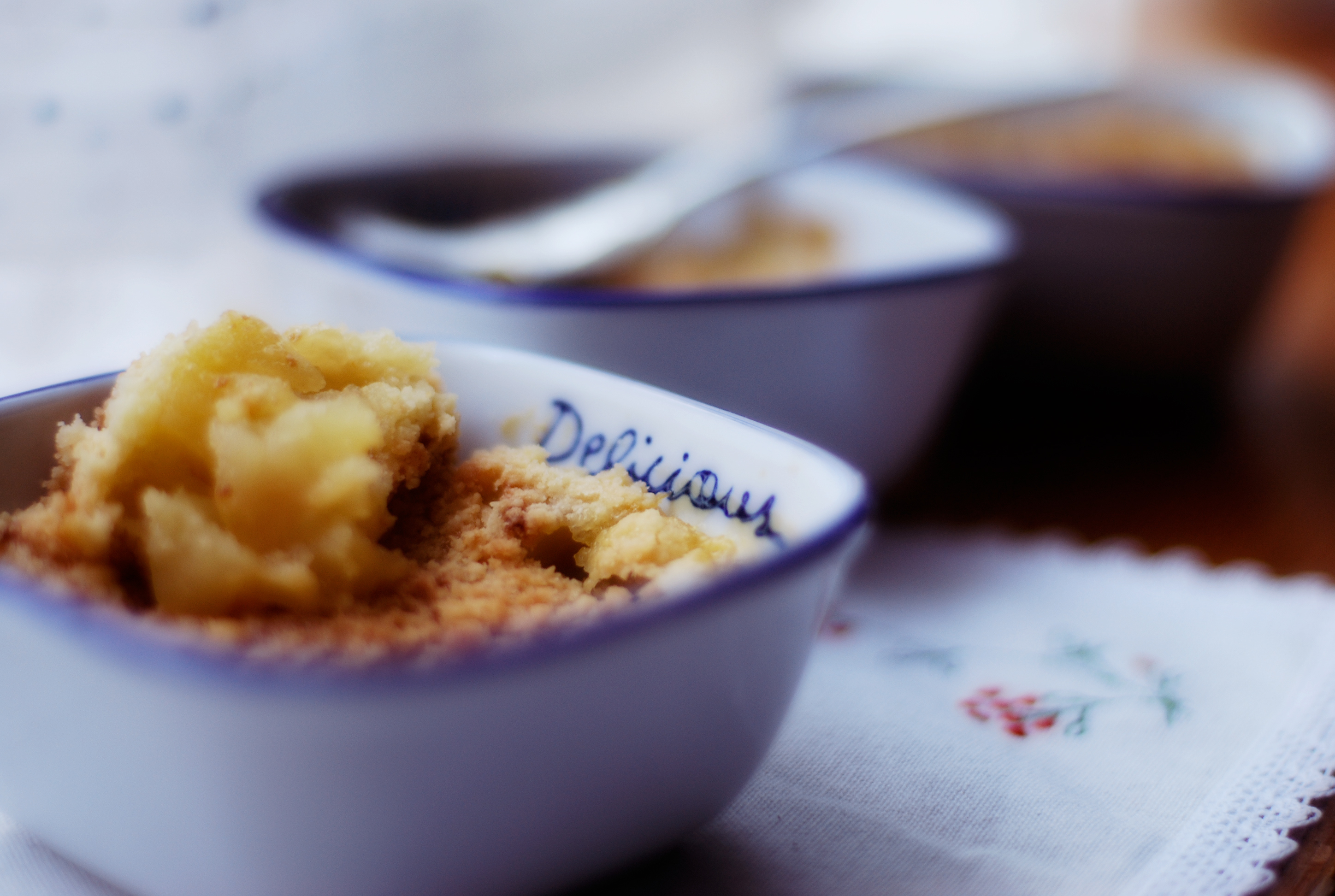 Apple crumble