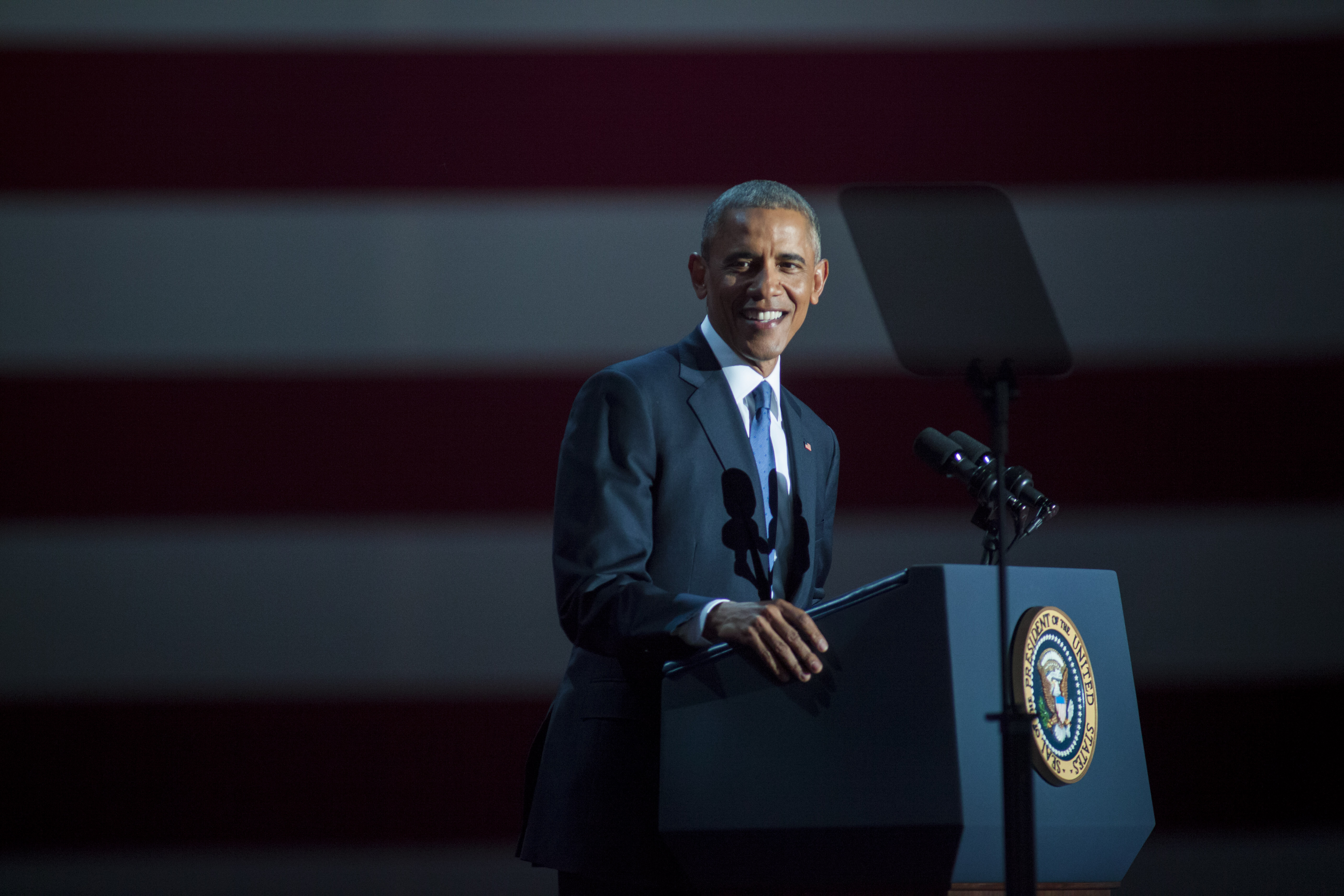 Obama's farewell speech, Jan. 10, 2017.