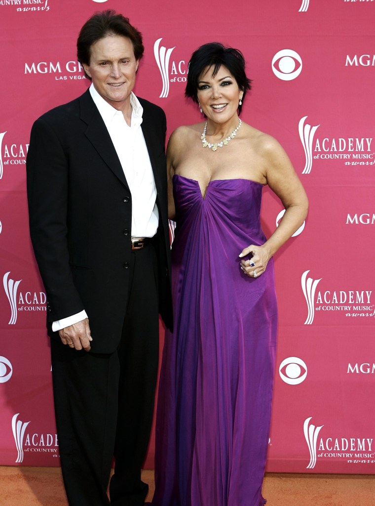 Bruce and Kris Jenner