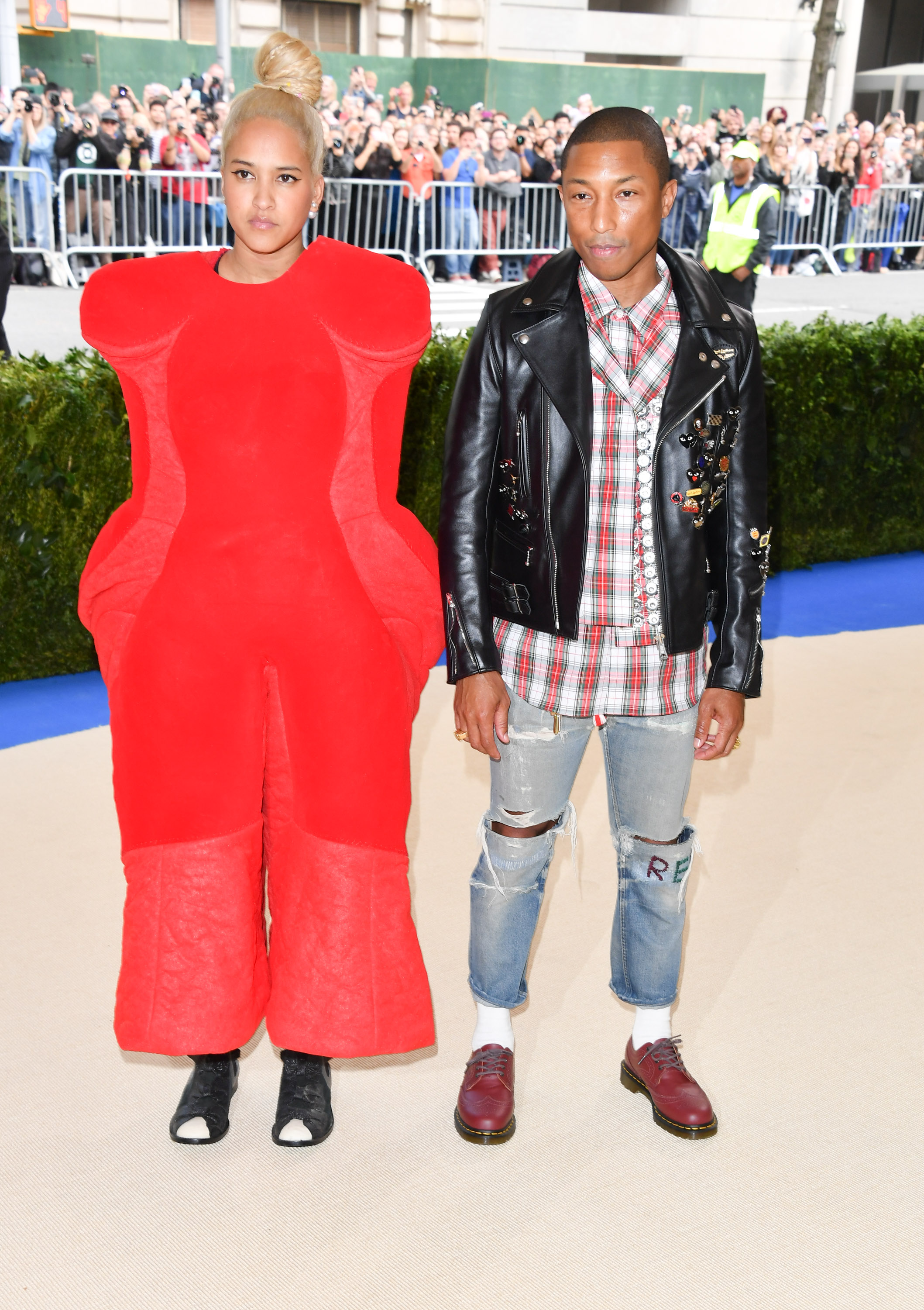 HELEN LASICHANH and PHARRELL WILLIAMS