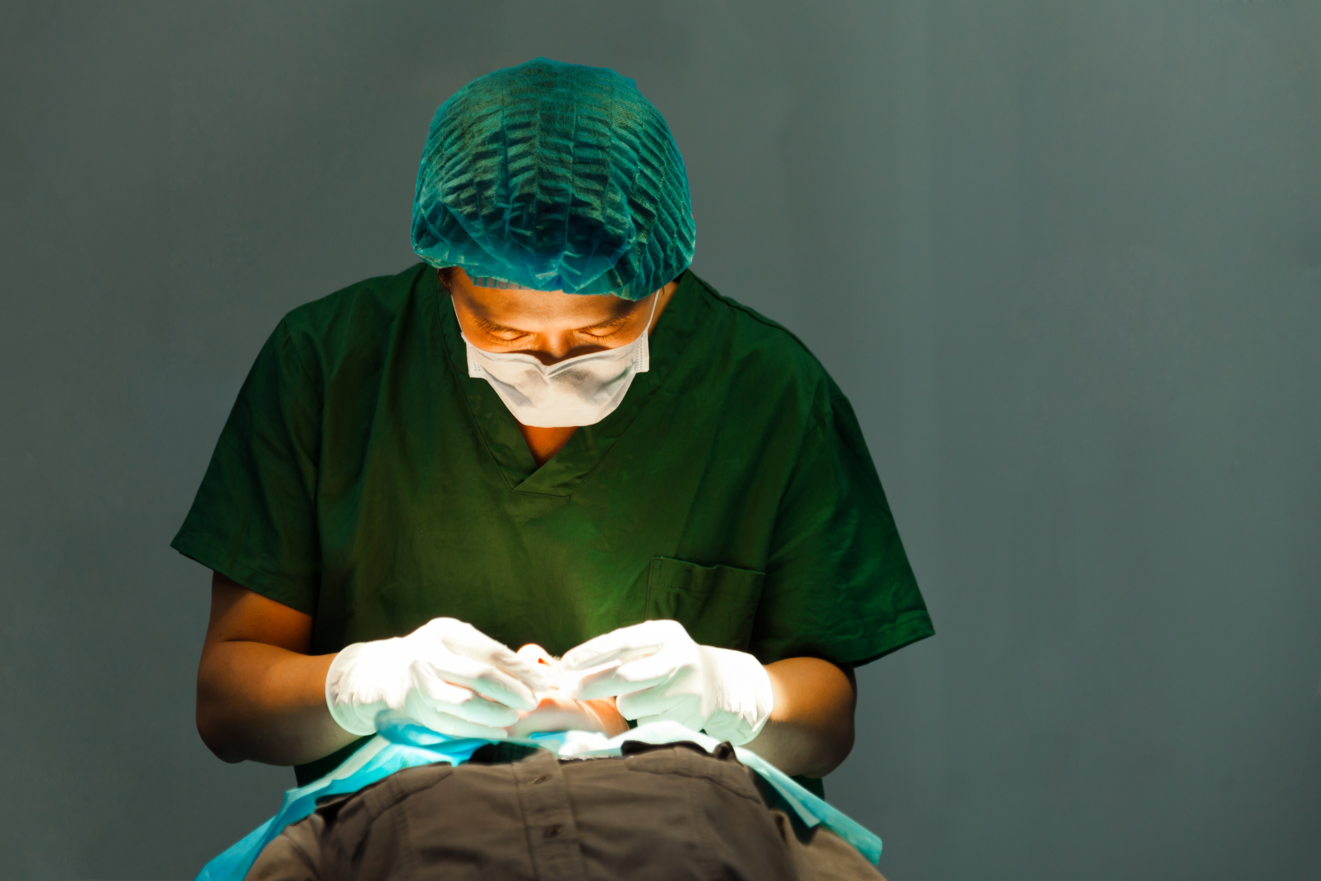 surgeon in operating room
