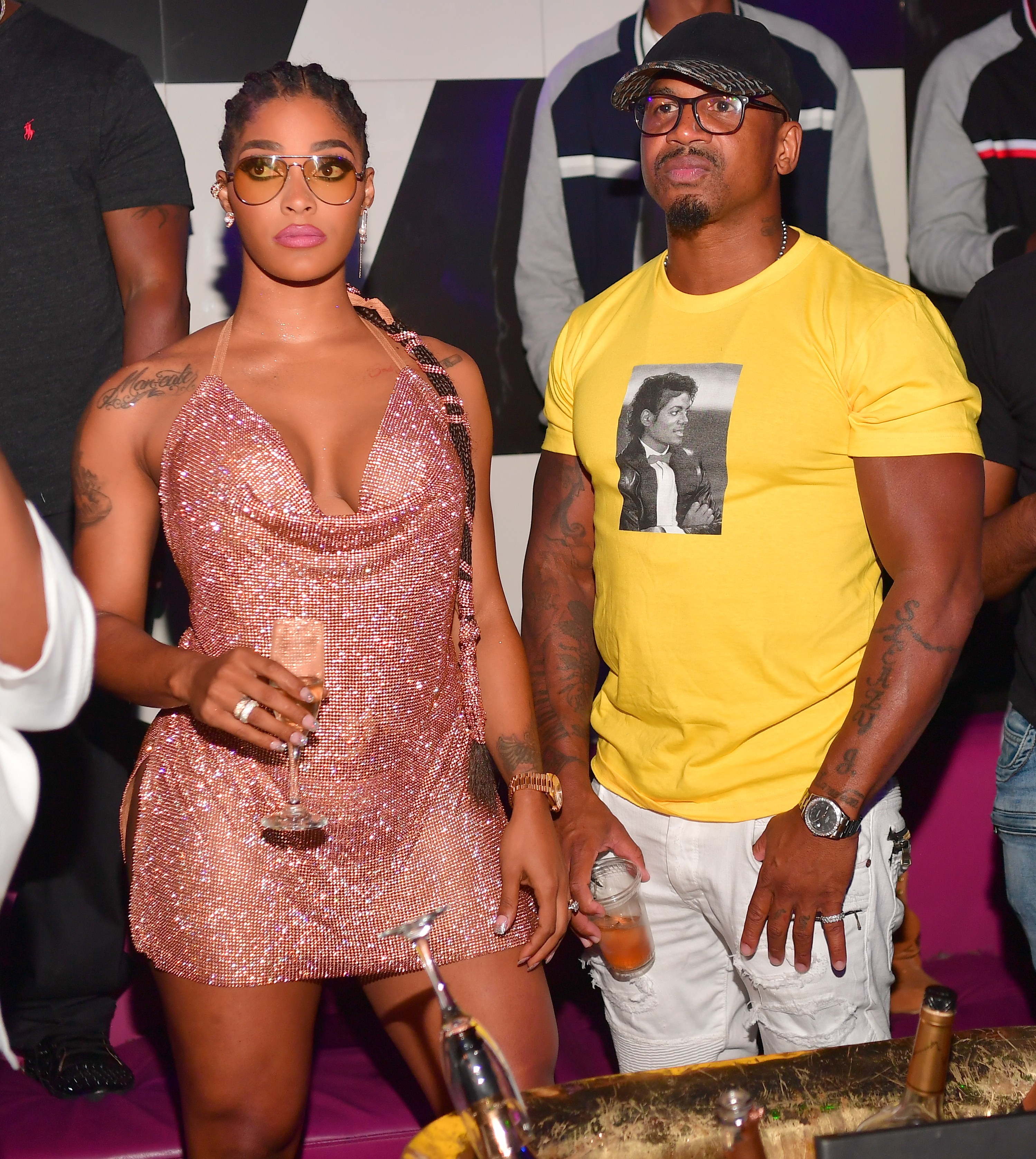 Stevie J. + Joseline Hernandez Host Gold Room