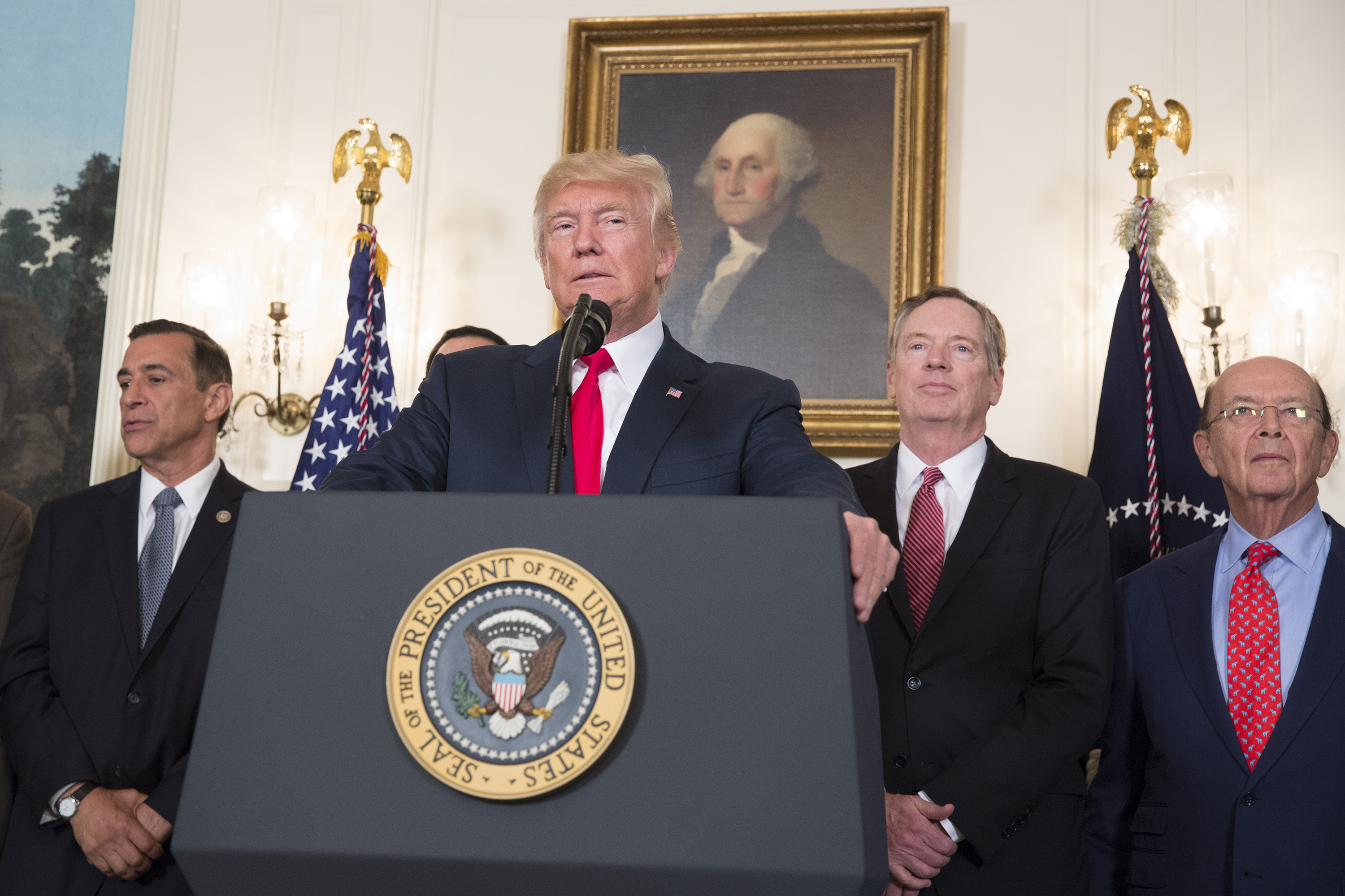 President Trump Signs a Memorandum on Addressing China