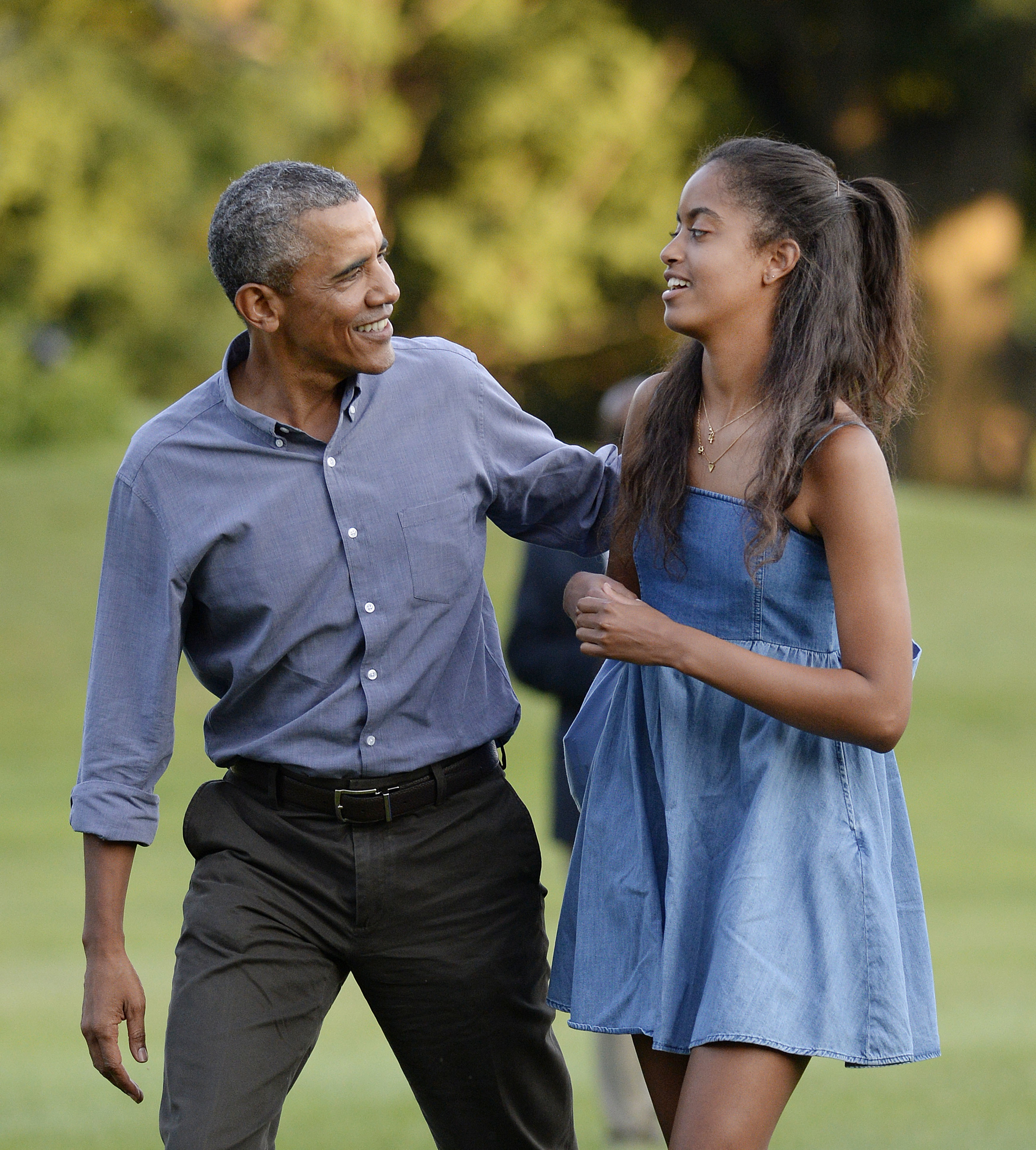 The First Family retun to the White House - DC