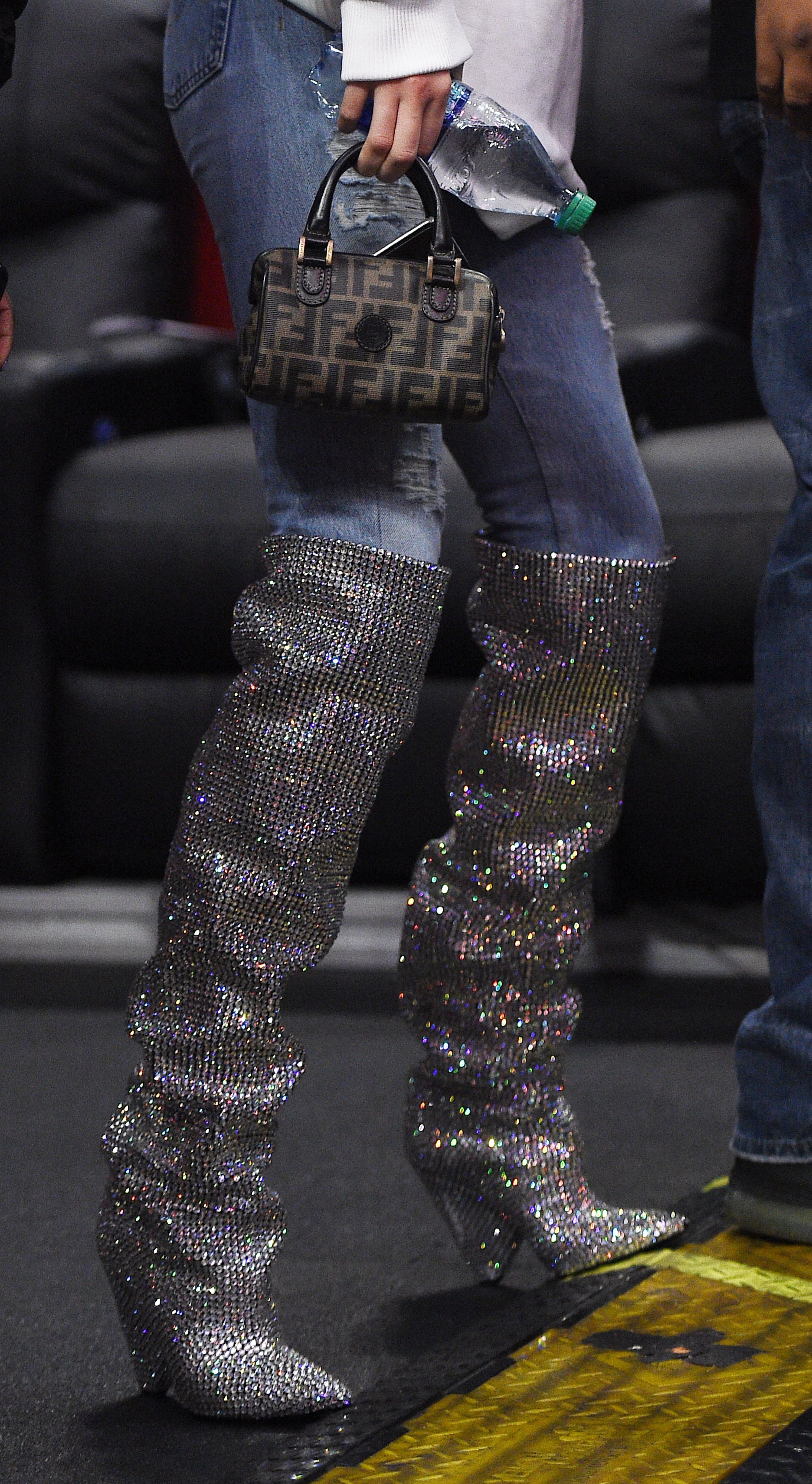 Celebrities At The Los Angeles Clippers Game