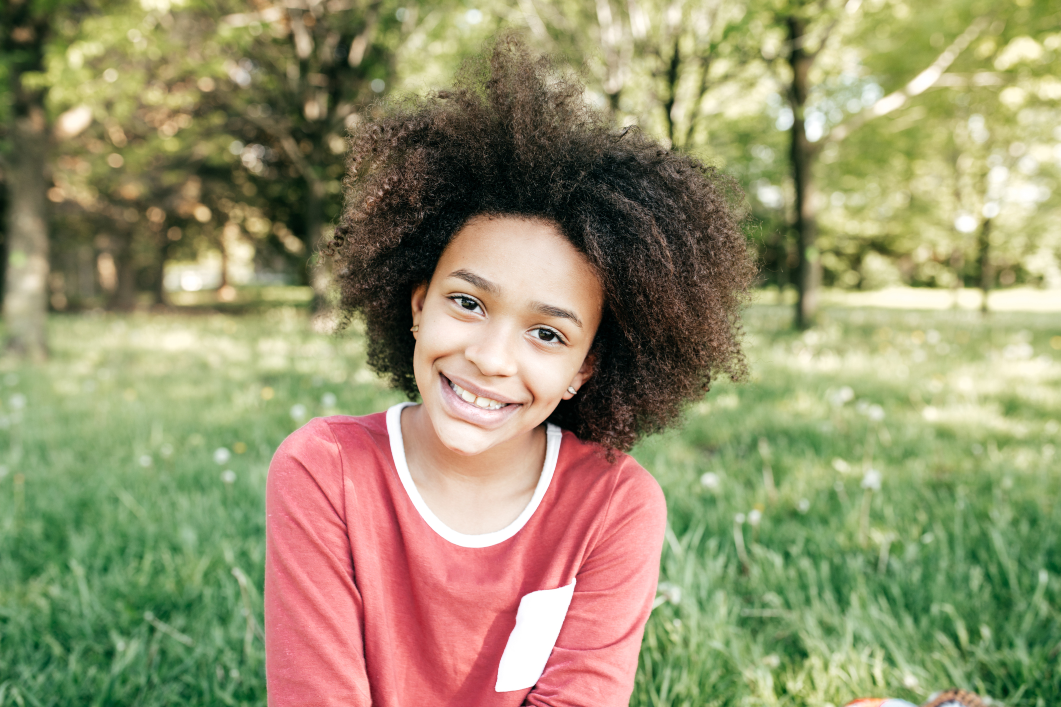 Smiling student