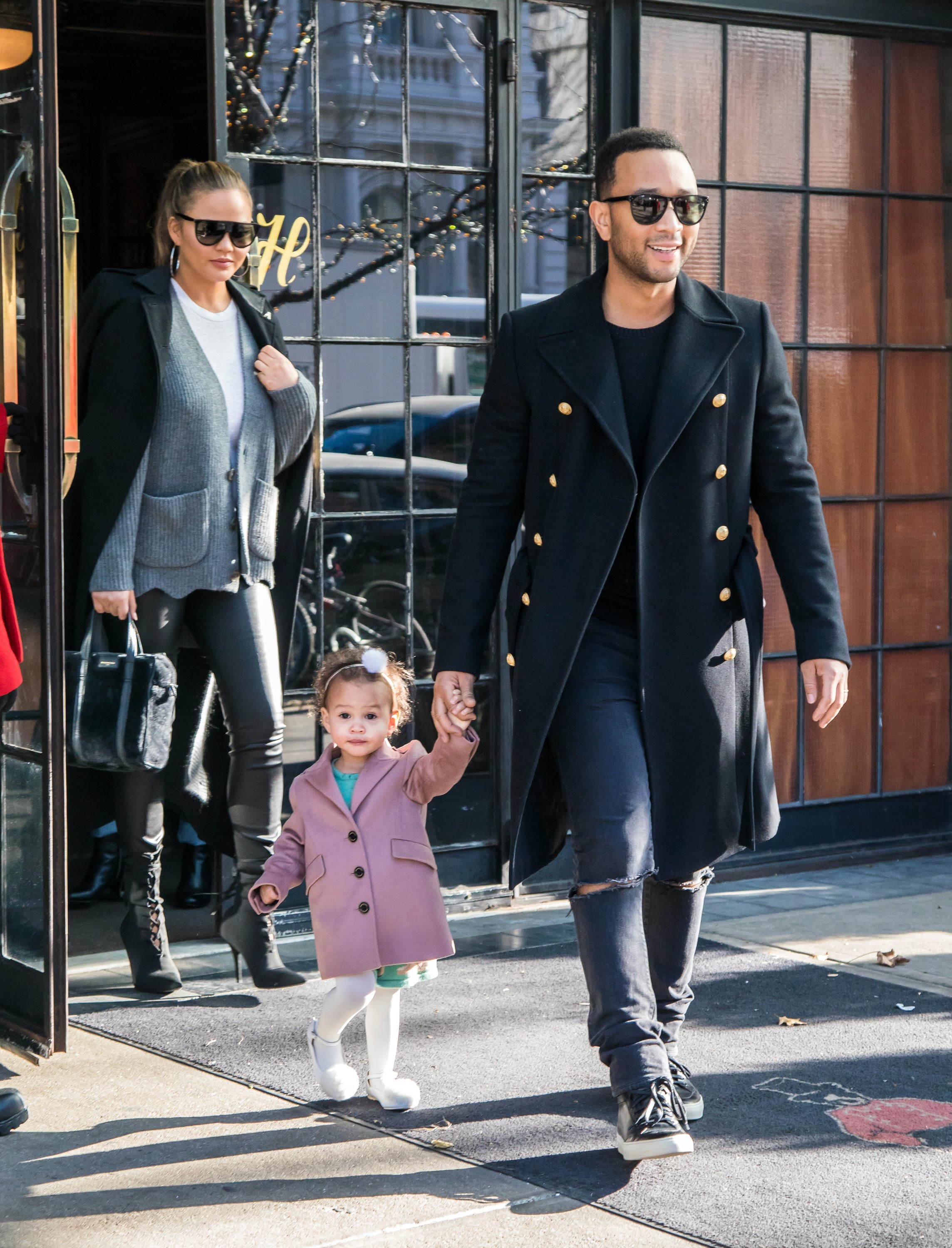 Celebrity Sightings in New York City - December 12, 2017