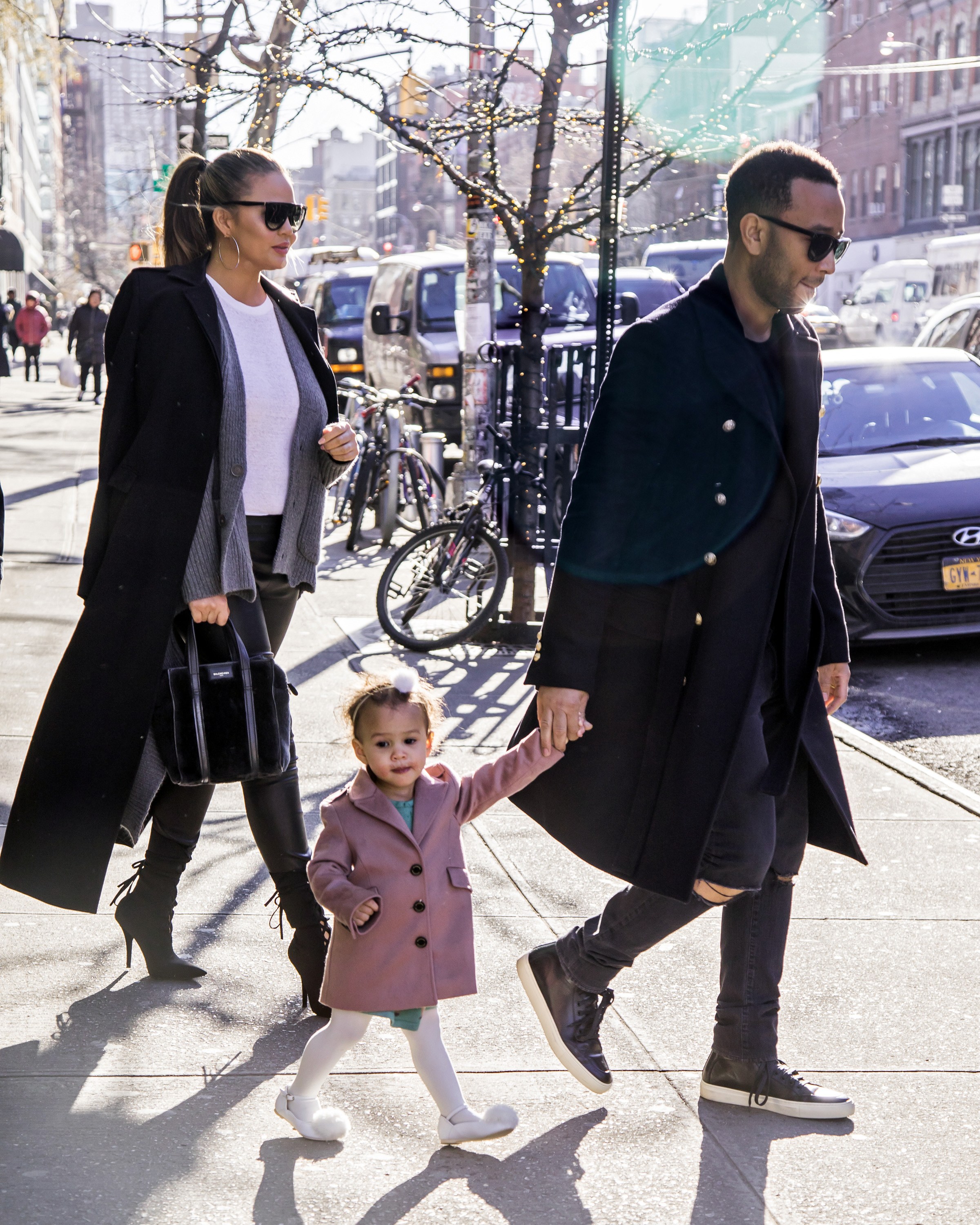 Celebrity Sightings in New York City - December 12, 2017