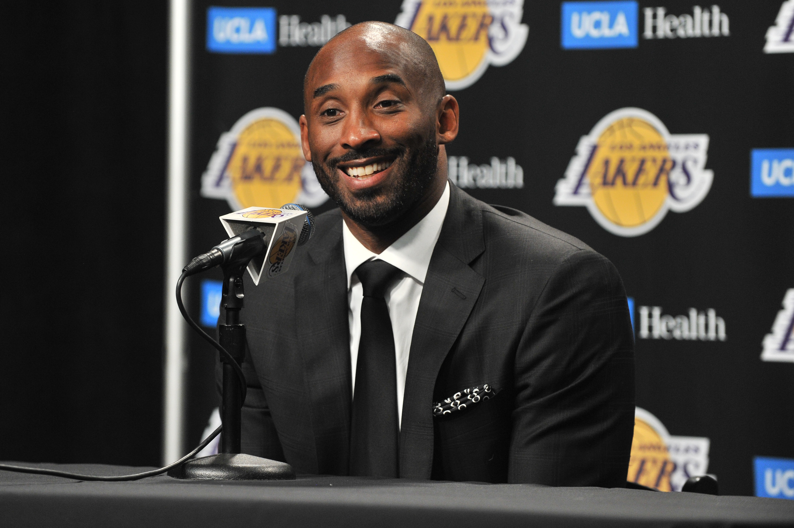 Kobe Bryant Jersey Retirement Ceremony