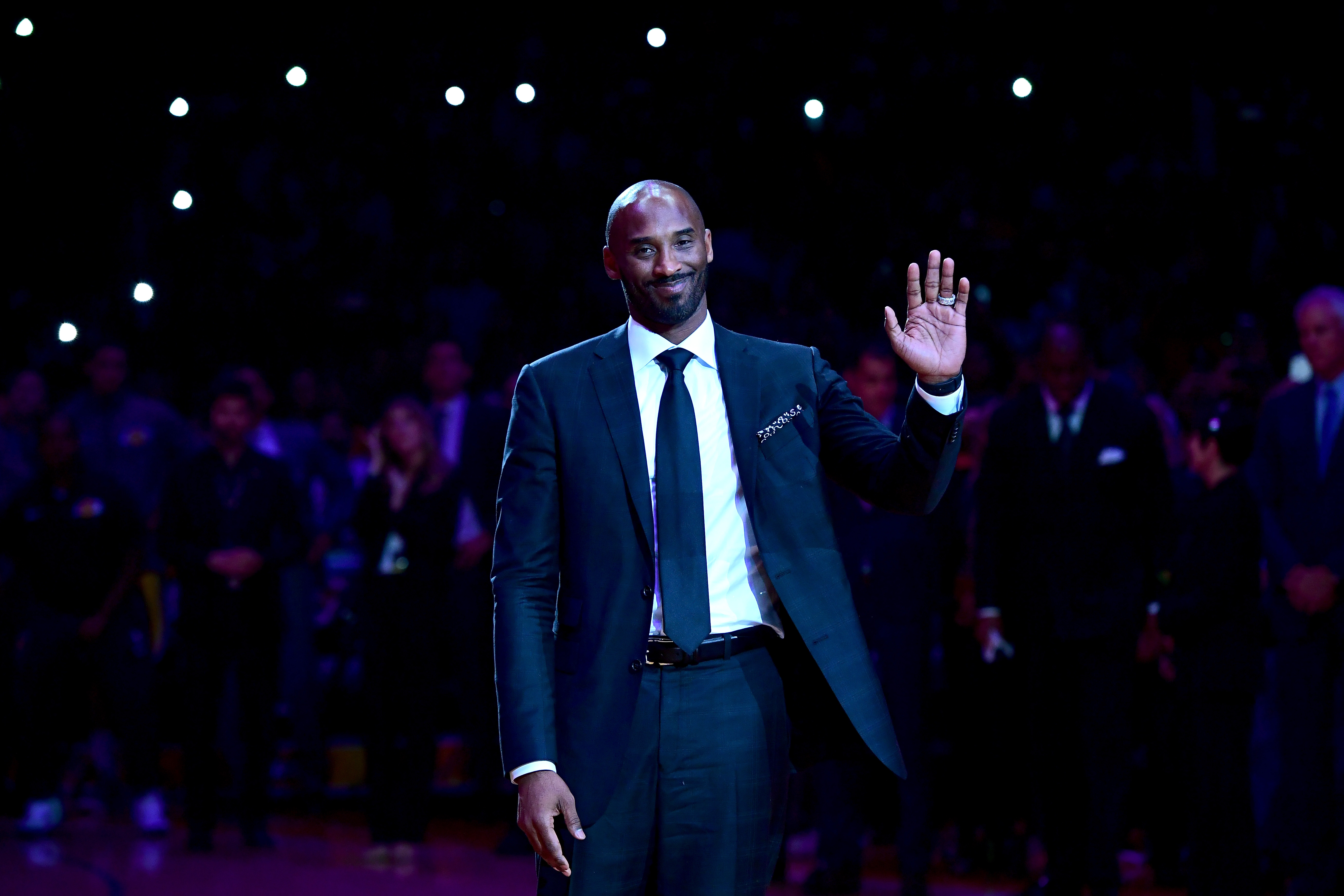 Kobe Bryant Jersey Retirement Ceremony
