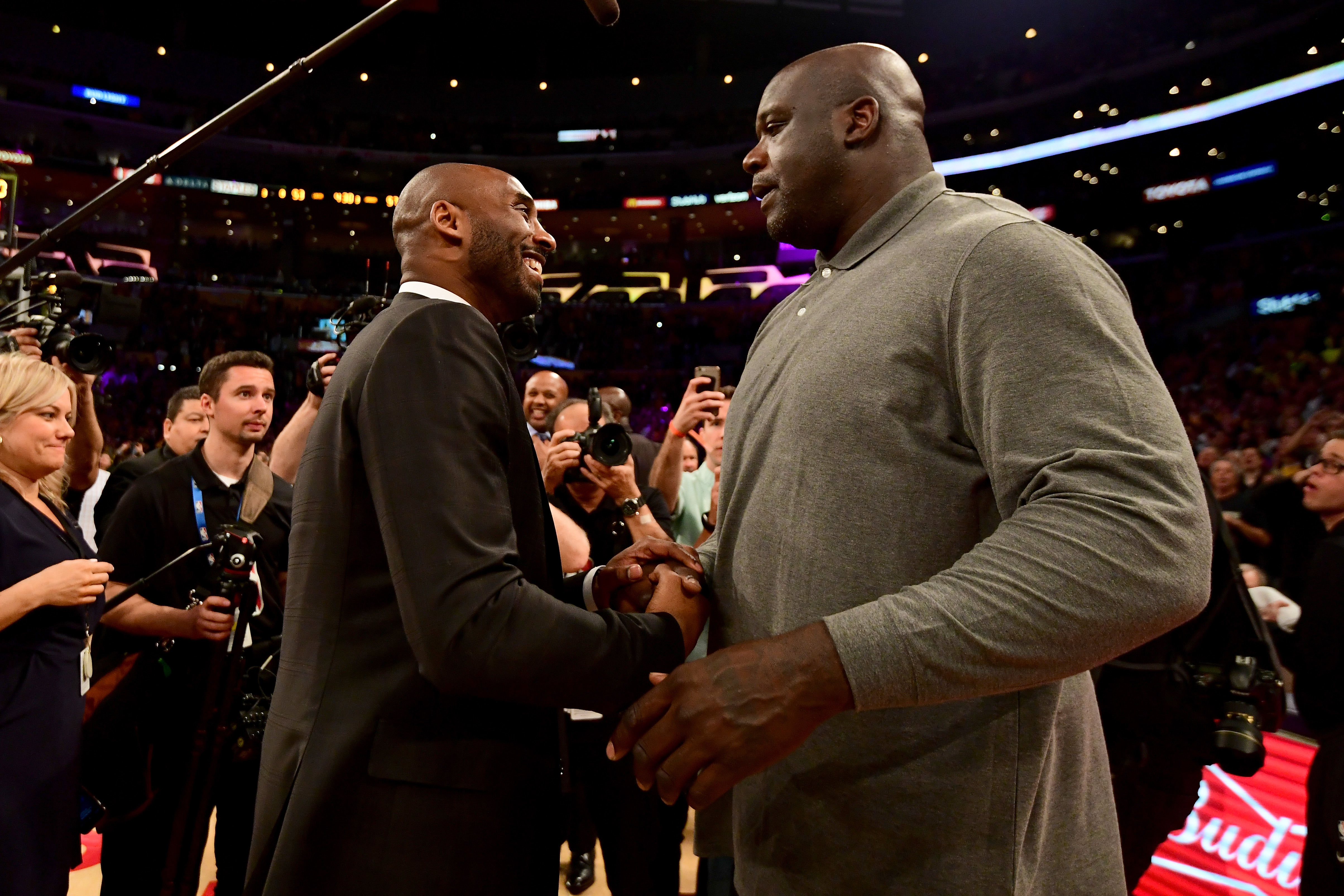 Kobe Bryant Jersey Retirement Ceremony