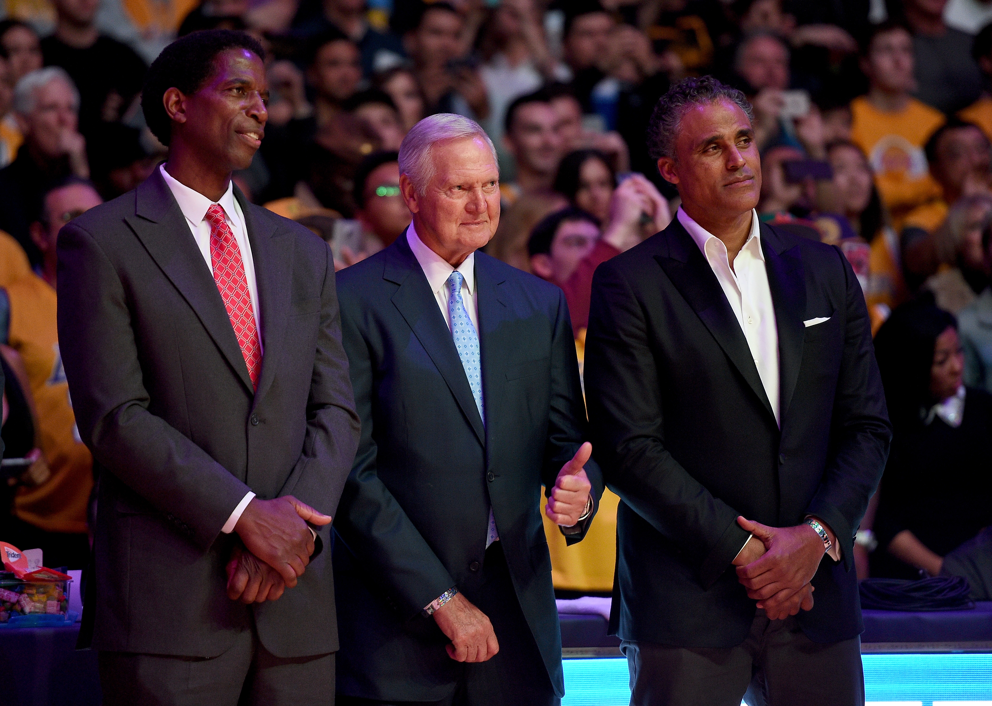 Kobe Bryant Jersey Retirement Ceremony