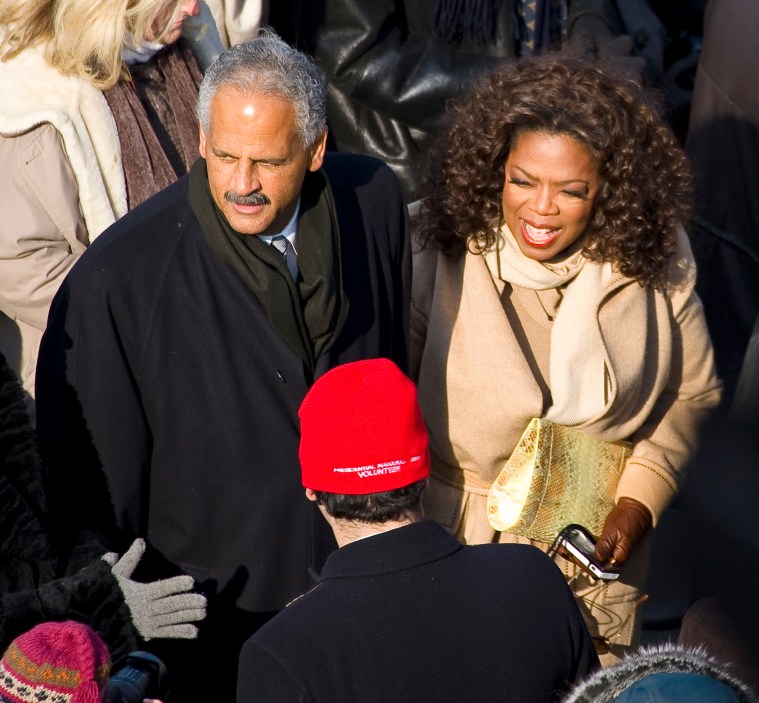 USA - Presidential Inauguration - Oprah Winfrey and Stedman Graham at Inauguration
