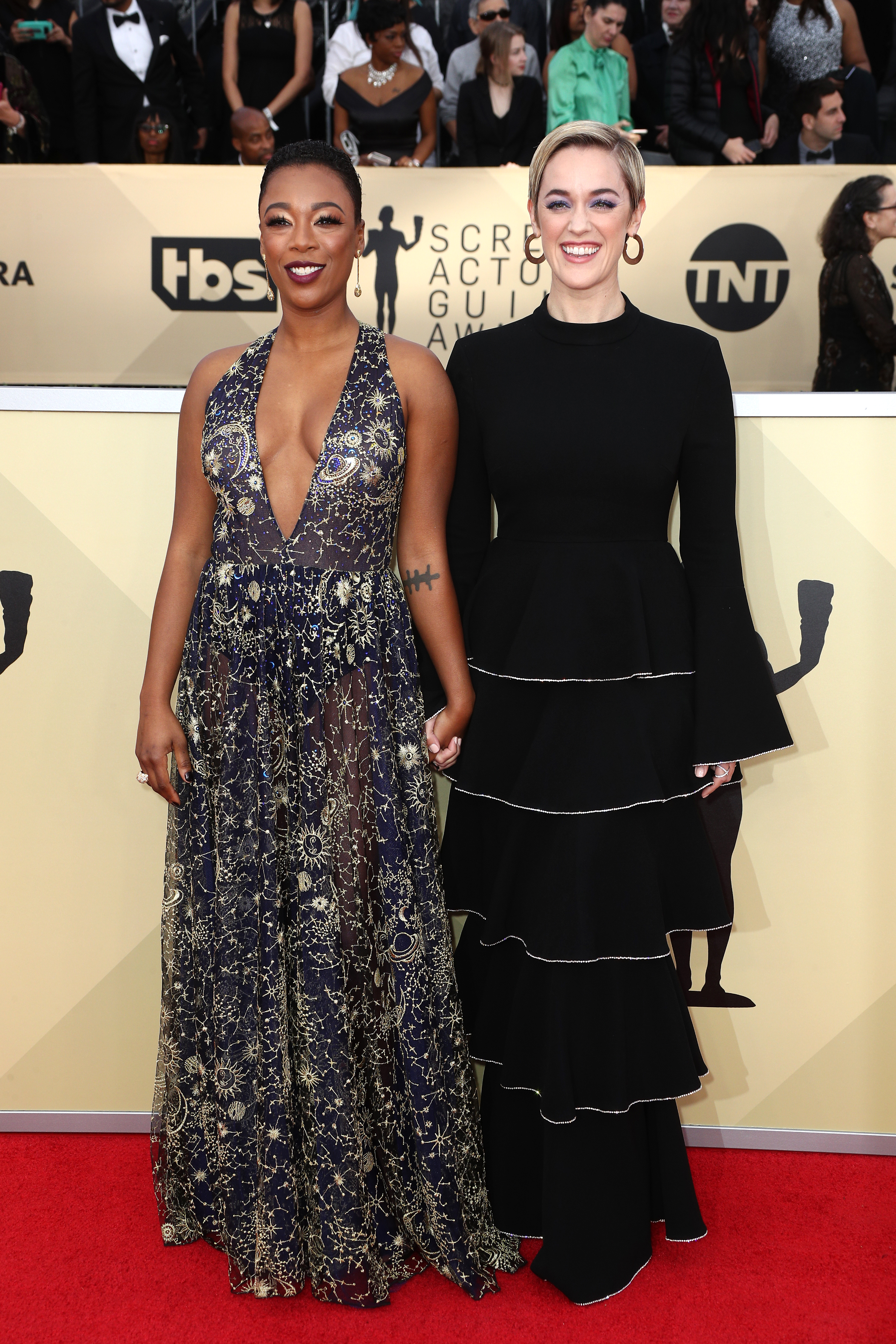 SAMIRA WILEY (L) AND LAUREN MORELLI (R)