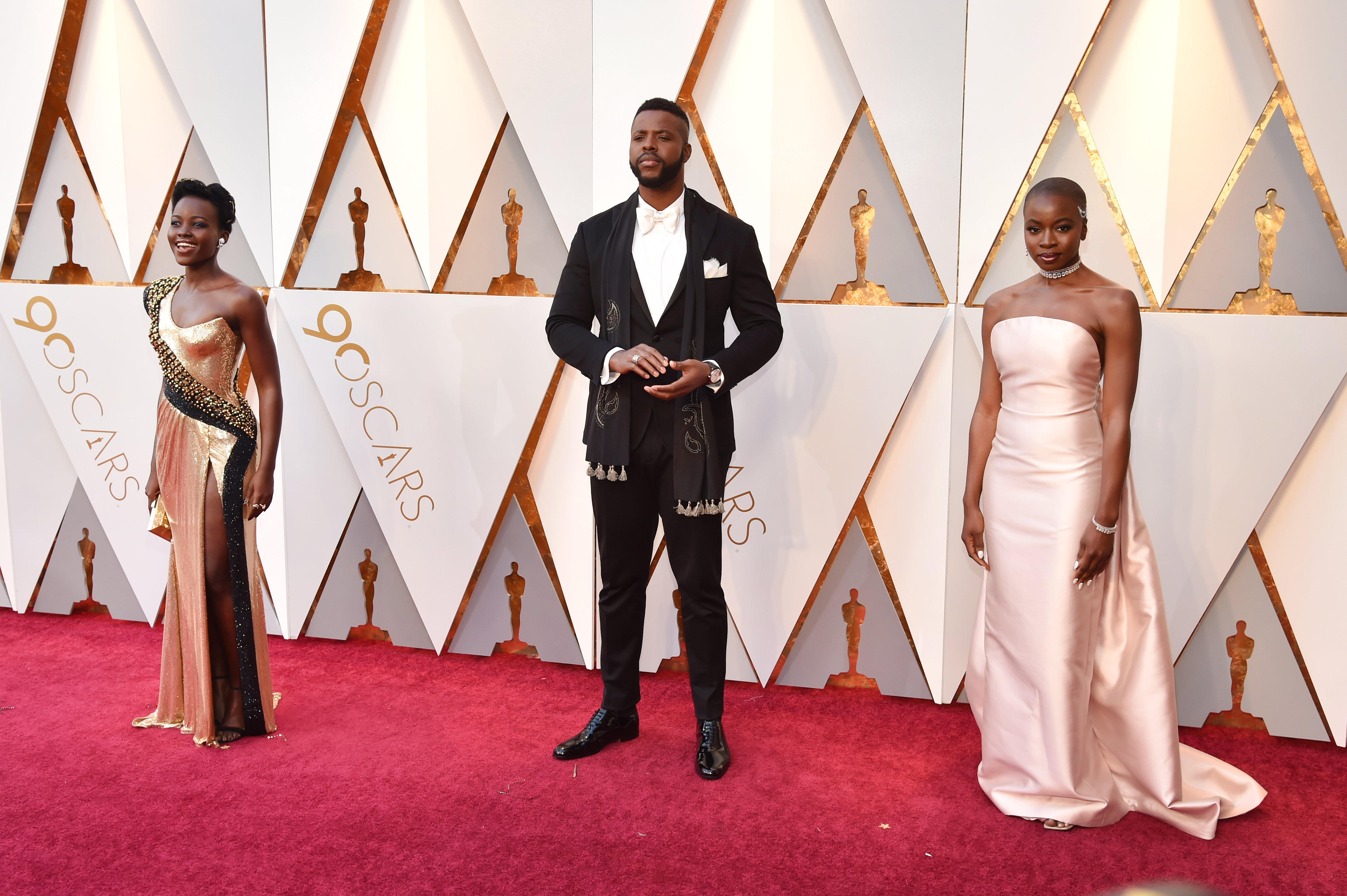 LUPITA NYONG'O, WINSTON C. DUKE, DANAI GURIRA