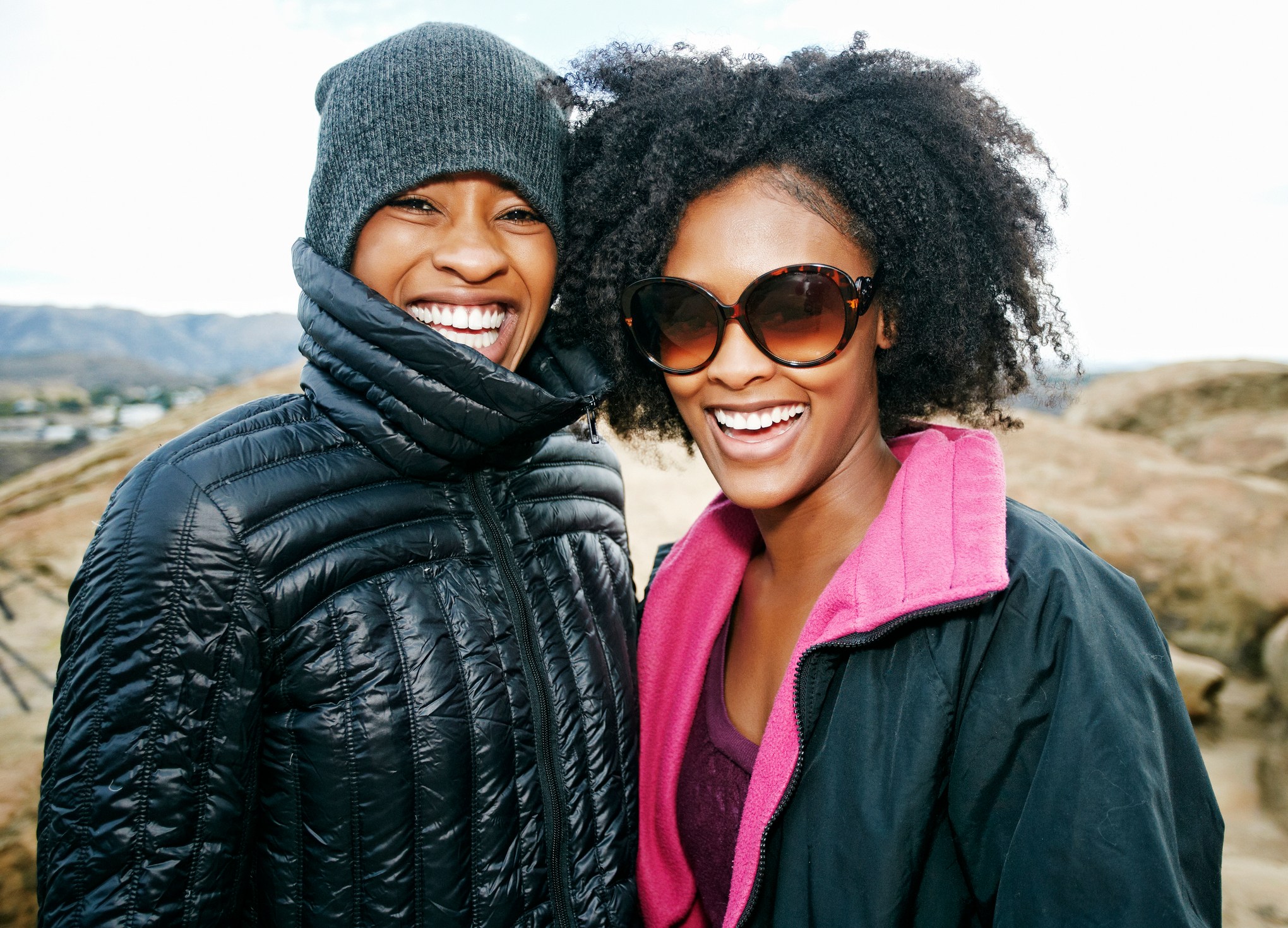 Portrait of smiling Black women