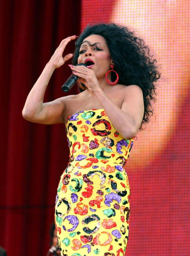 DIANA ROSS AT SAFEWAY PICNIC, 2002
