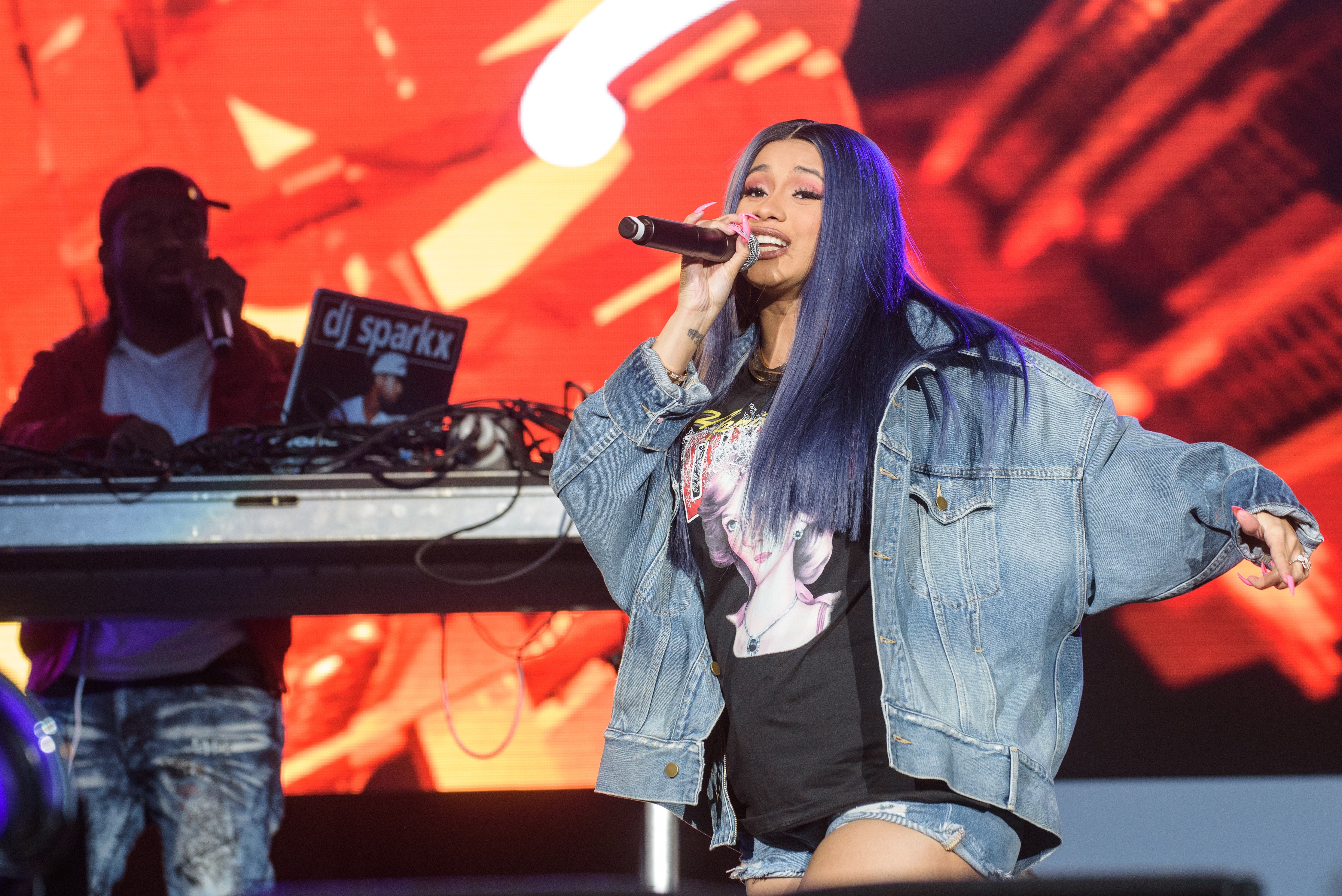 Cardi B Performs at Broccoli City Festival in Washington, D.C.