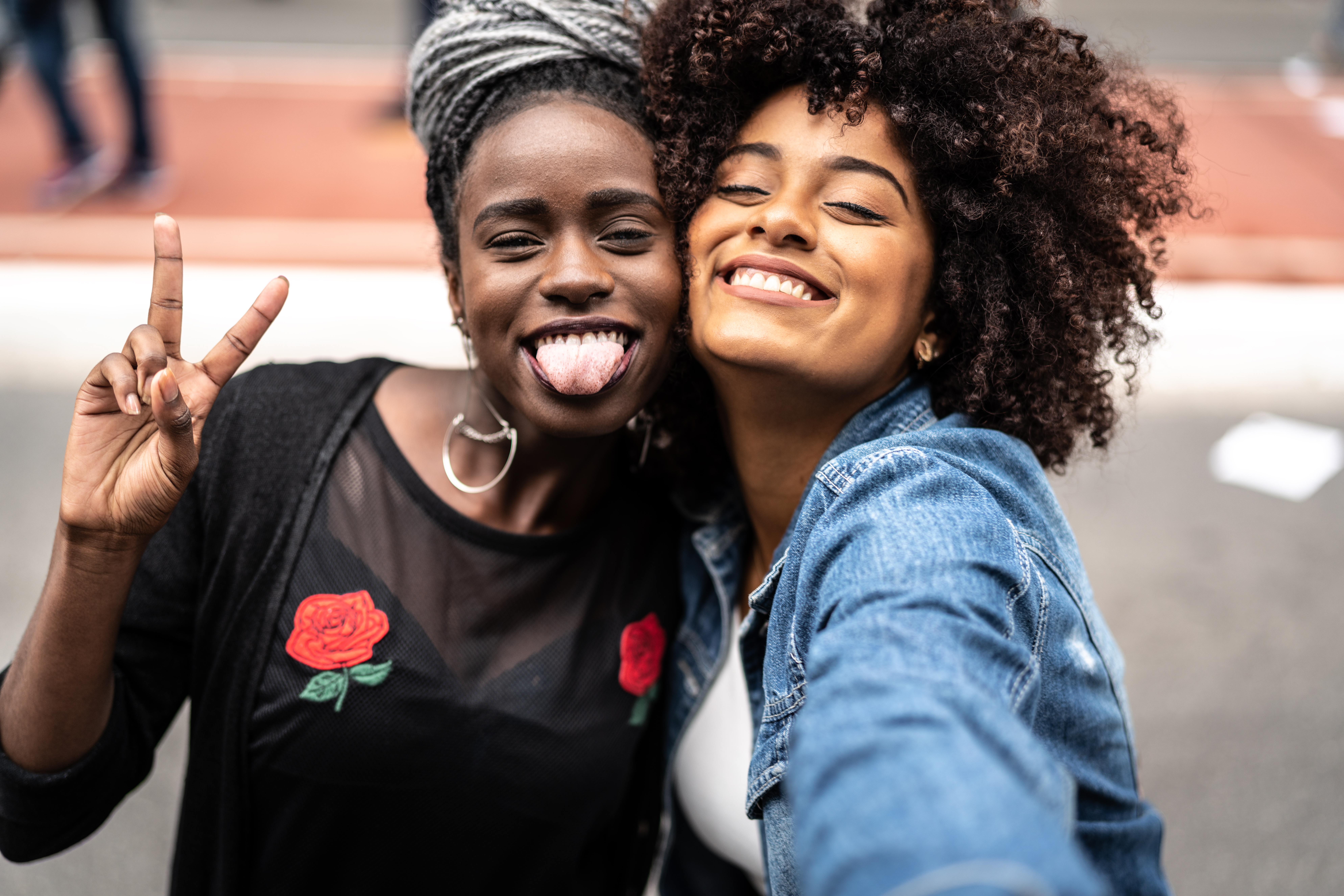 Best friends portrait